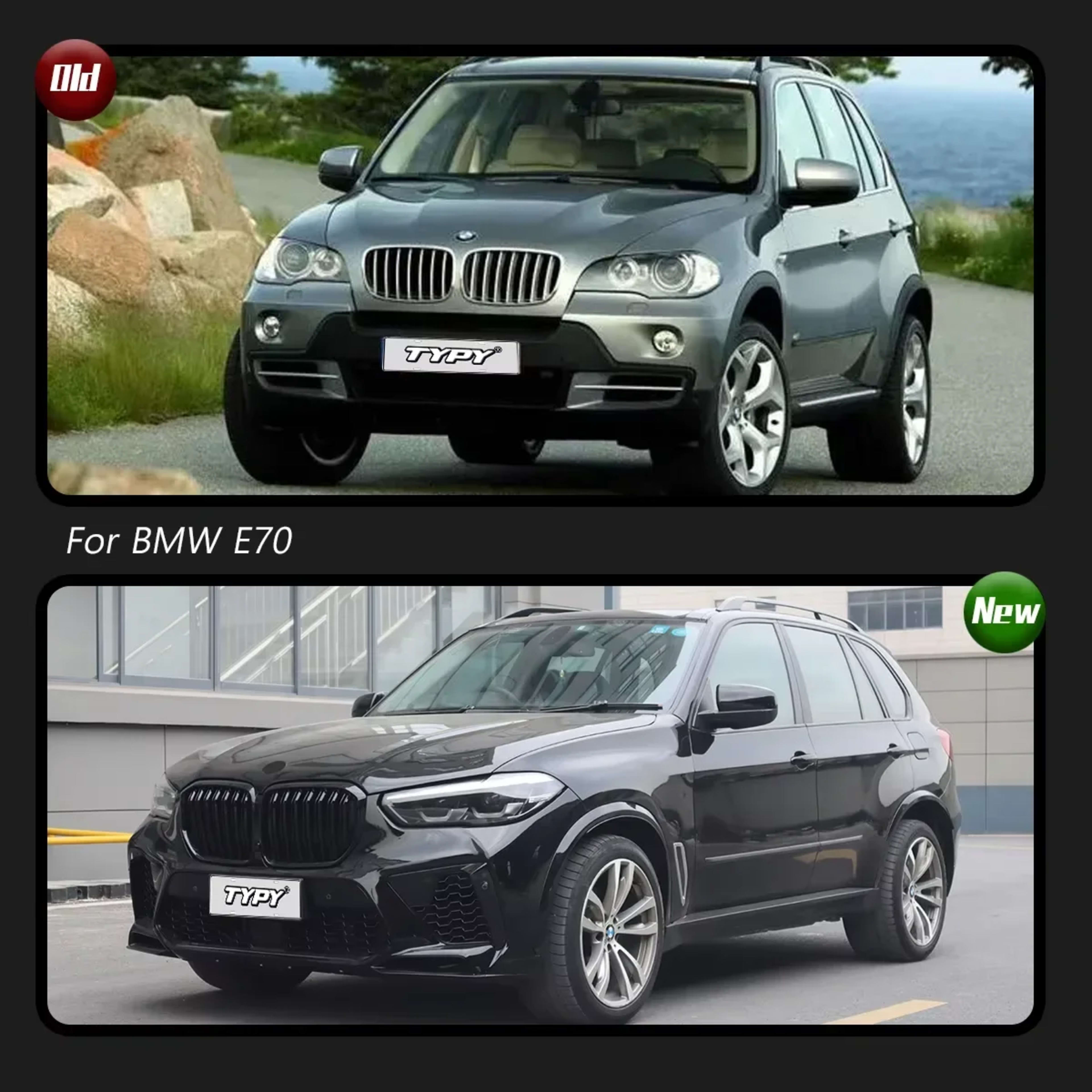 Car Accessories for  E70 to G05 X5M Body Kit Front Bumper Food Fender LED Headlights Taillights Trunk Cover 2