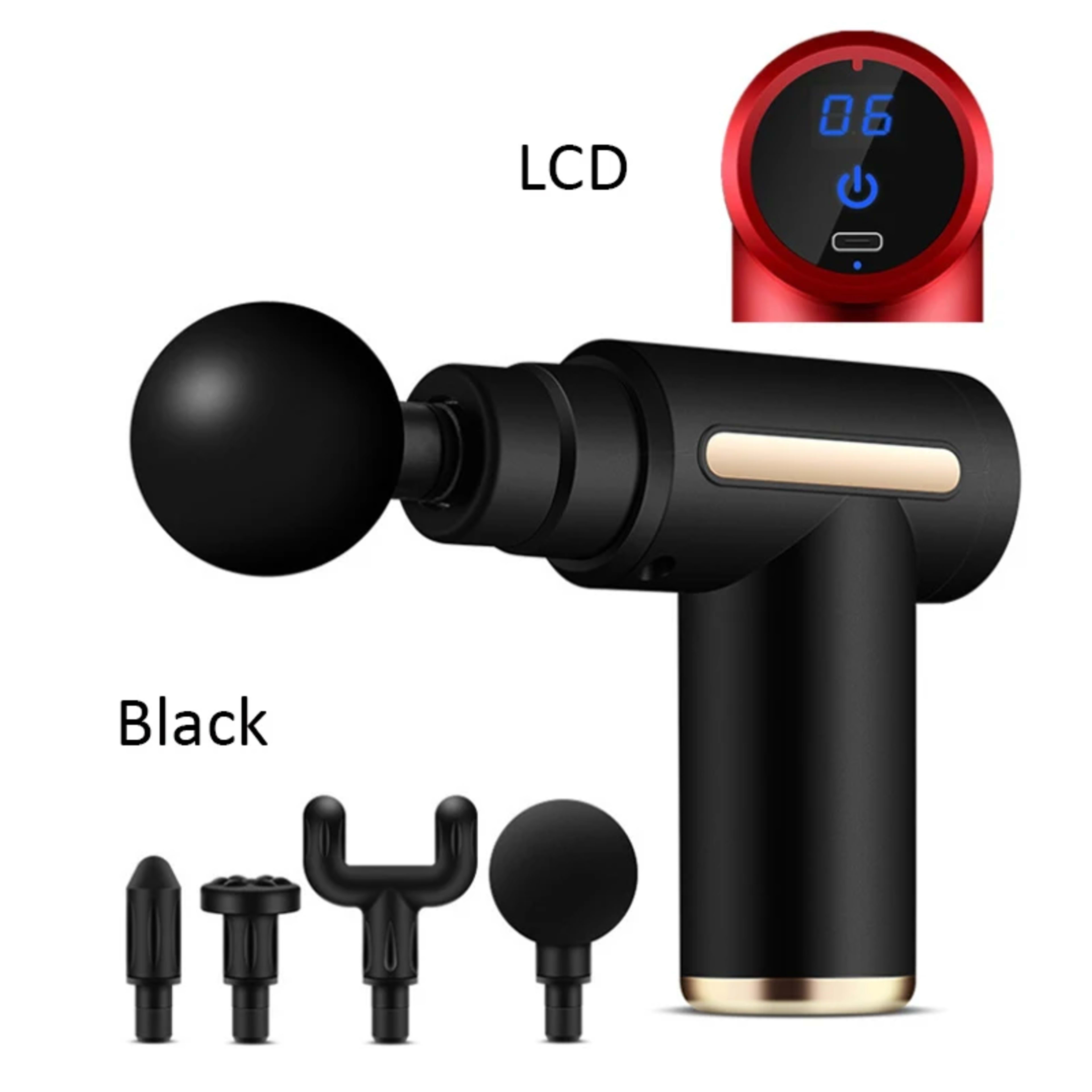 Massage Gun Deep Tissue Percussion Muscle Massager Fascial Gun For Pain Relief Body Neck Vibrator Fitness перкуссионный