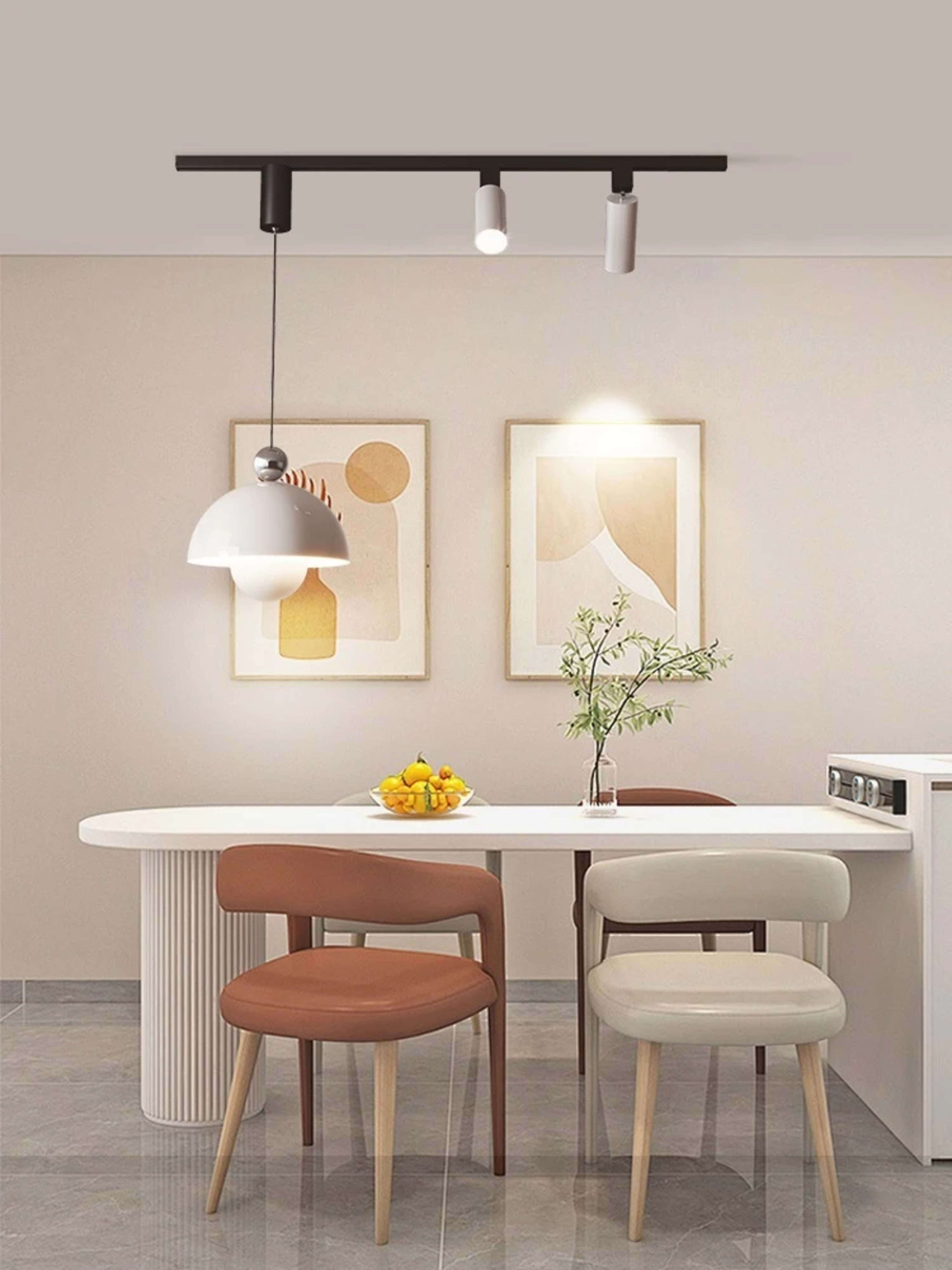 French Style Led Pendant Light Long Strip Spotlight Home Decoration Living Room Bedroom Dining Room Kitchen Lighting Fix 3
