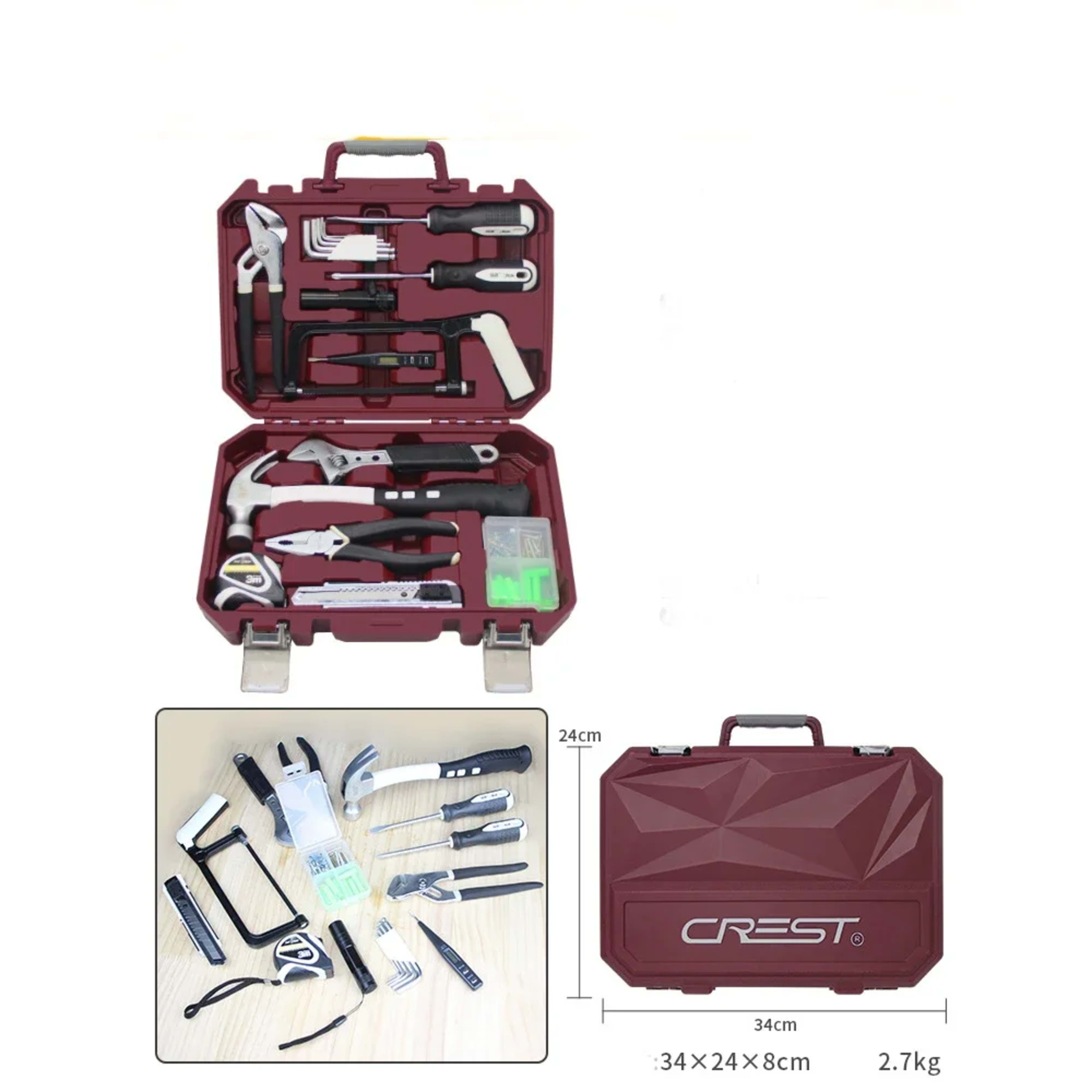 Household Use Daily Assembly and Disassembly Tool Set Hardware Repair Kit Electrician Special Multifunctional Combinatio 19