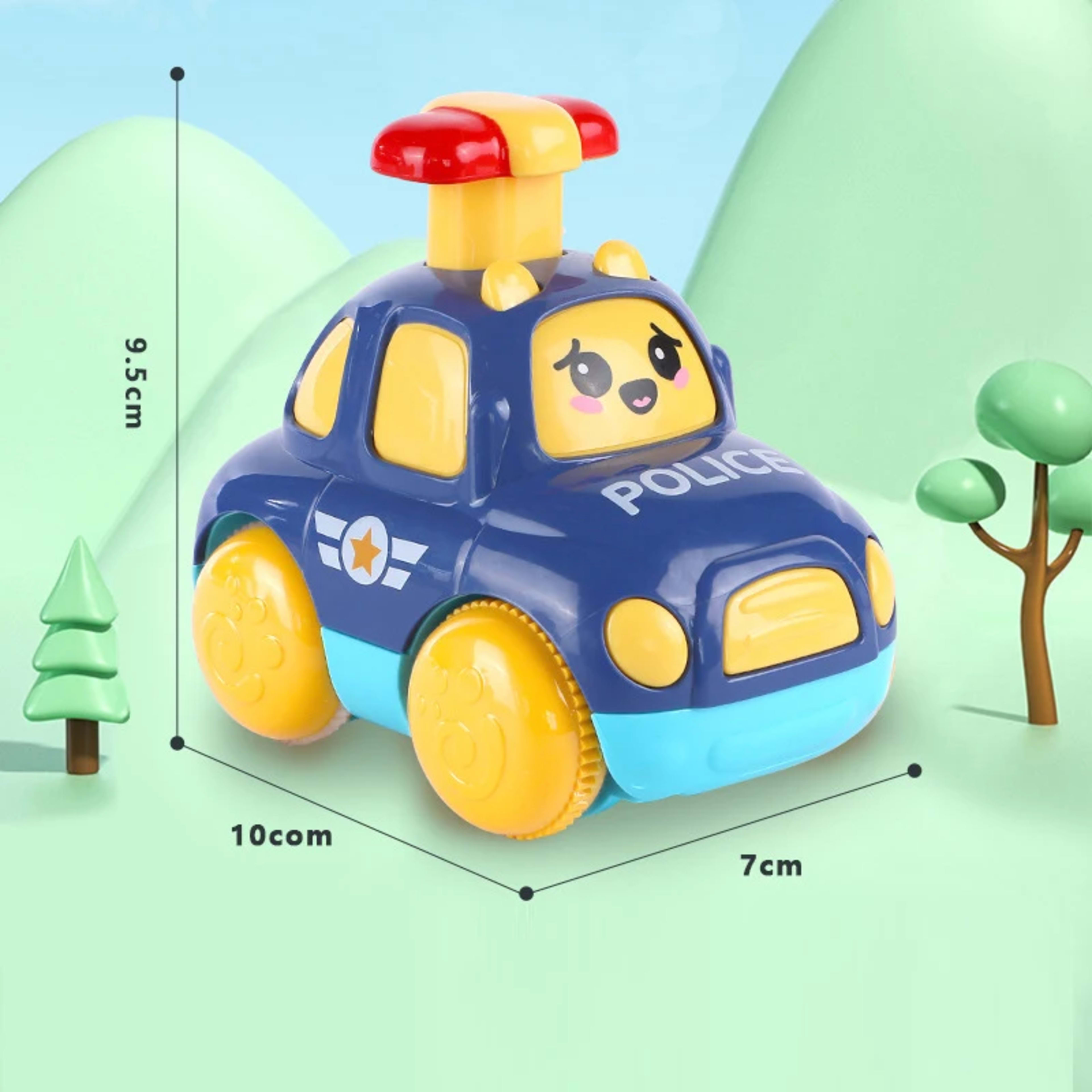 Kids Toys Cars Cartoon Press Inertia Car Toy Fire Engine Ambulance Cars Models Montessori Baby Toys for Boys Girls 1 to  9