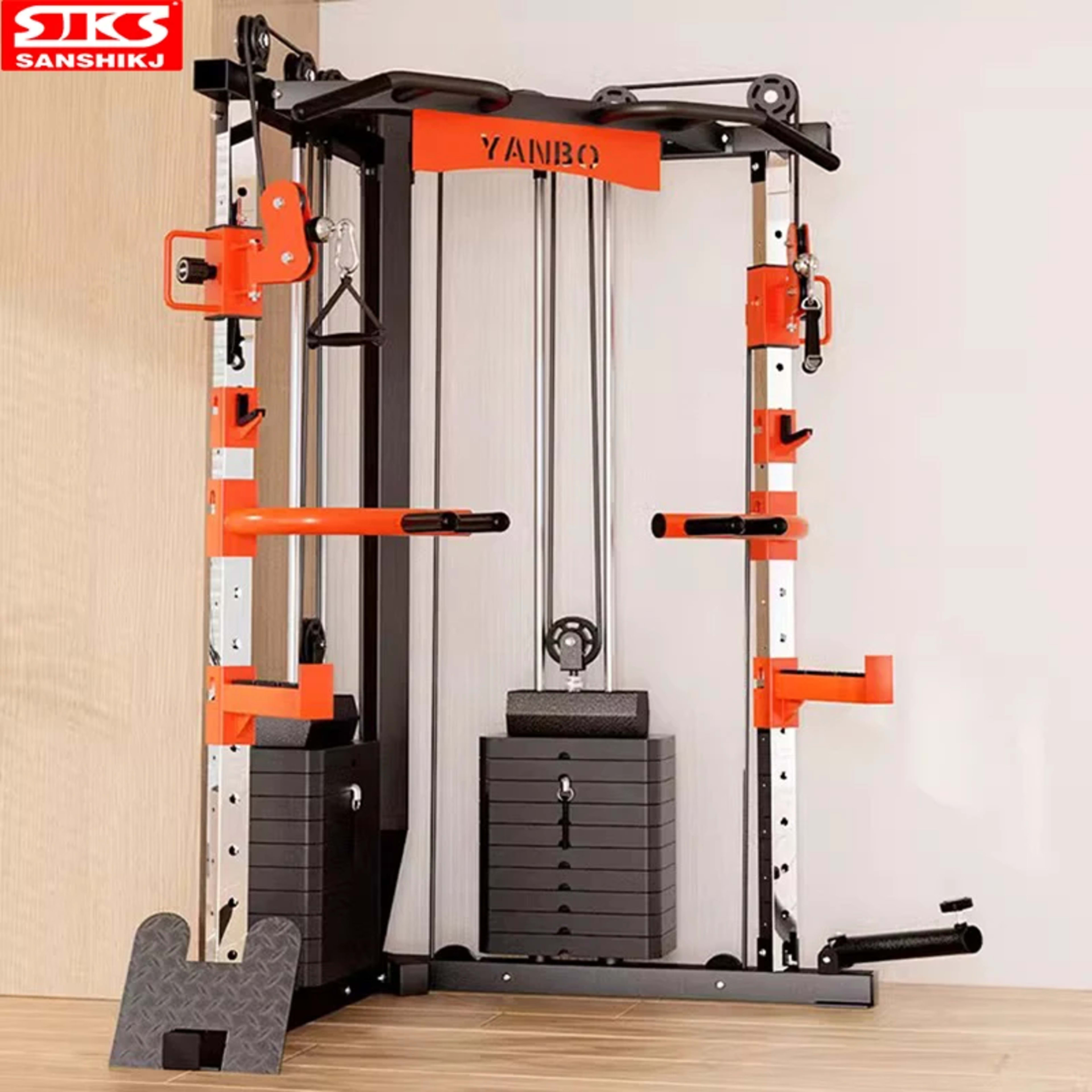 Multifunctional Squatting Frame, Gantry Frame, Household Fitness Equipment, Small Bird Comprehensive Trainer, New 1