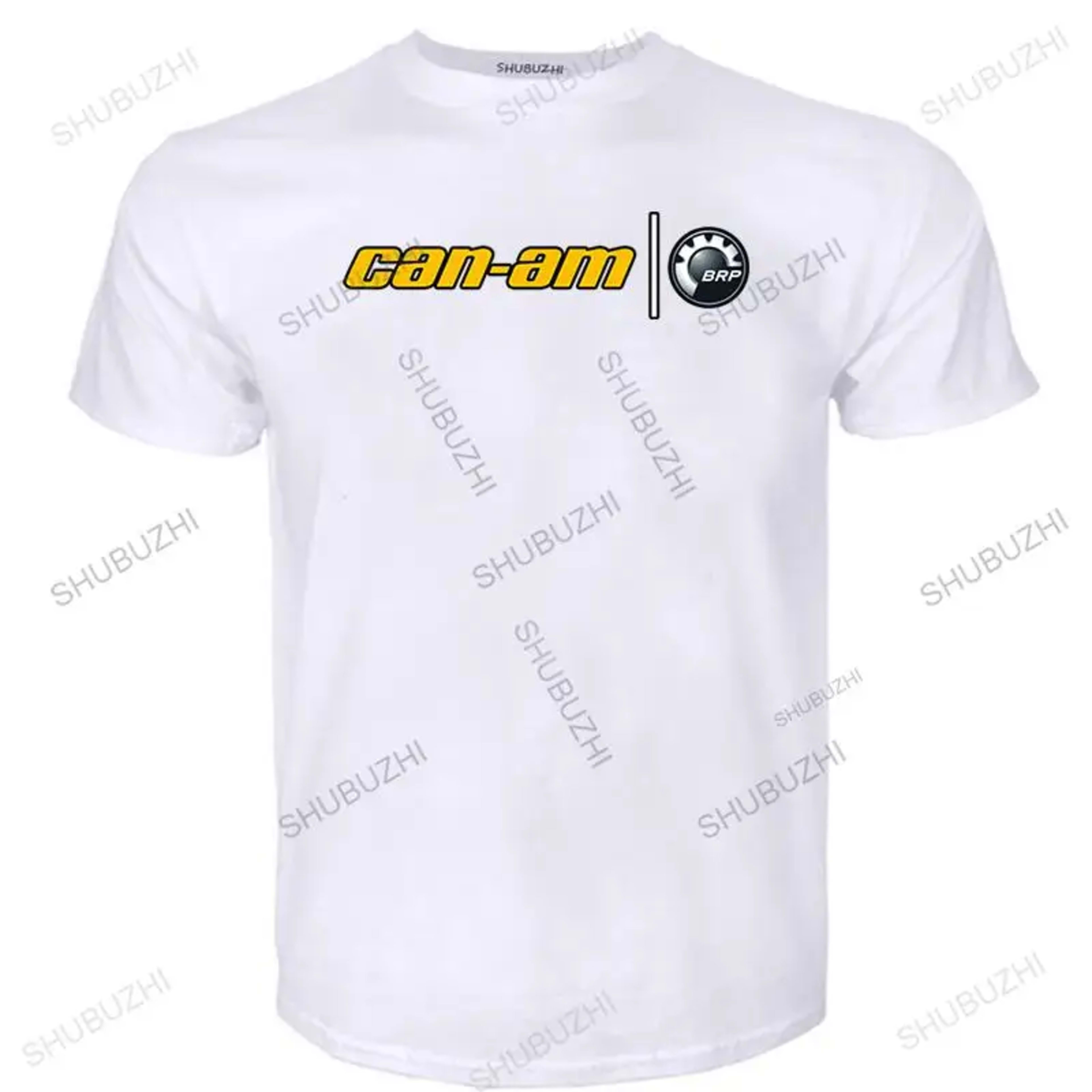 Men T shirt Fashion Classics Can Am Logo s Black T Shirt Printed Funny Graphic Tee Shirt Round Neck Tops women short sle