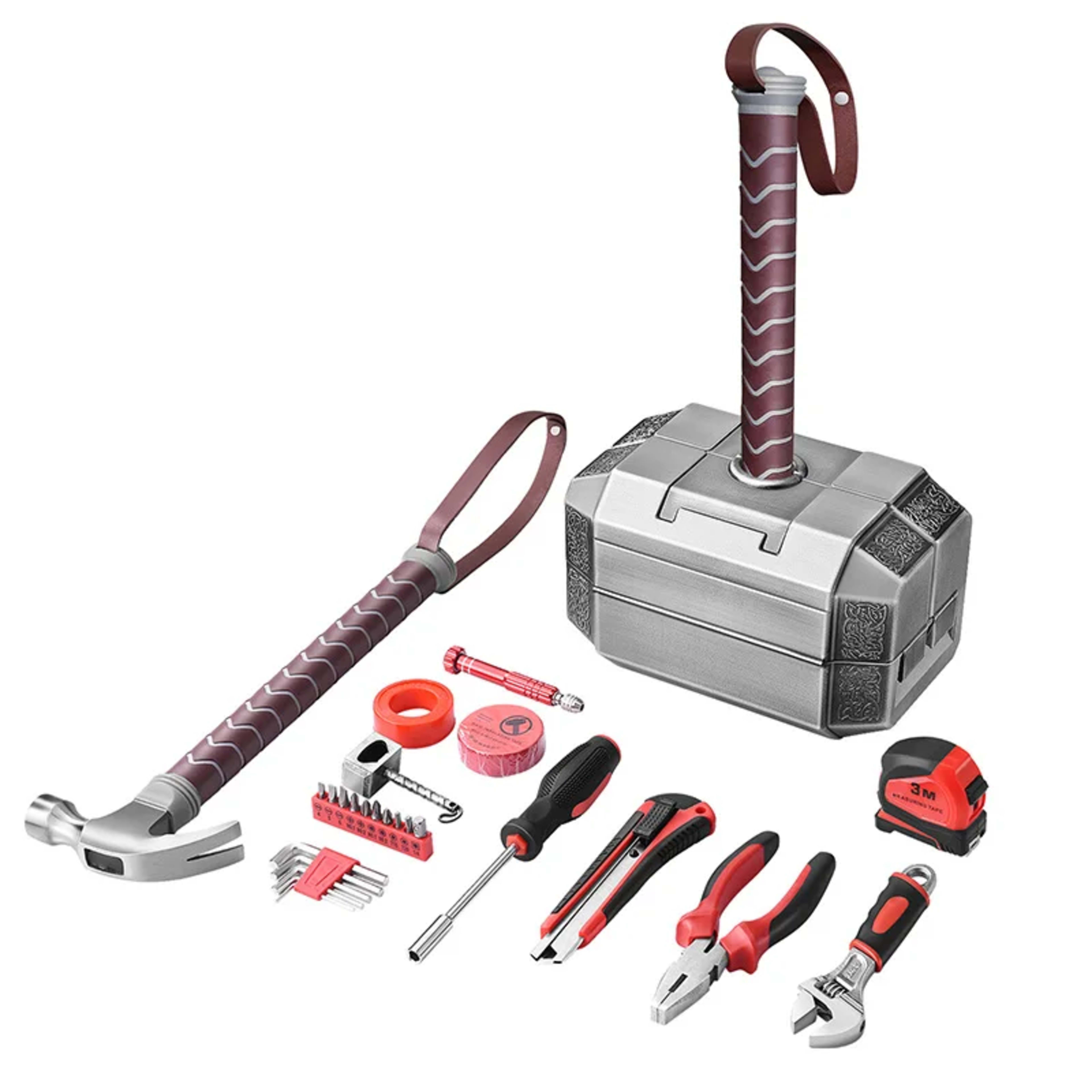 12-in-1 Hammer-Shaped Multi-Function Tool Kit – Portable DIY Repair Set with Screwdriver, Wrench & Pliers for Home & Car 4