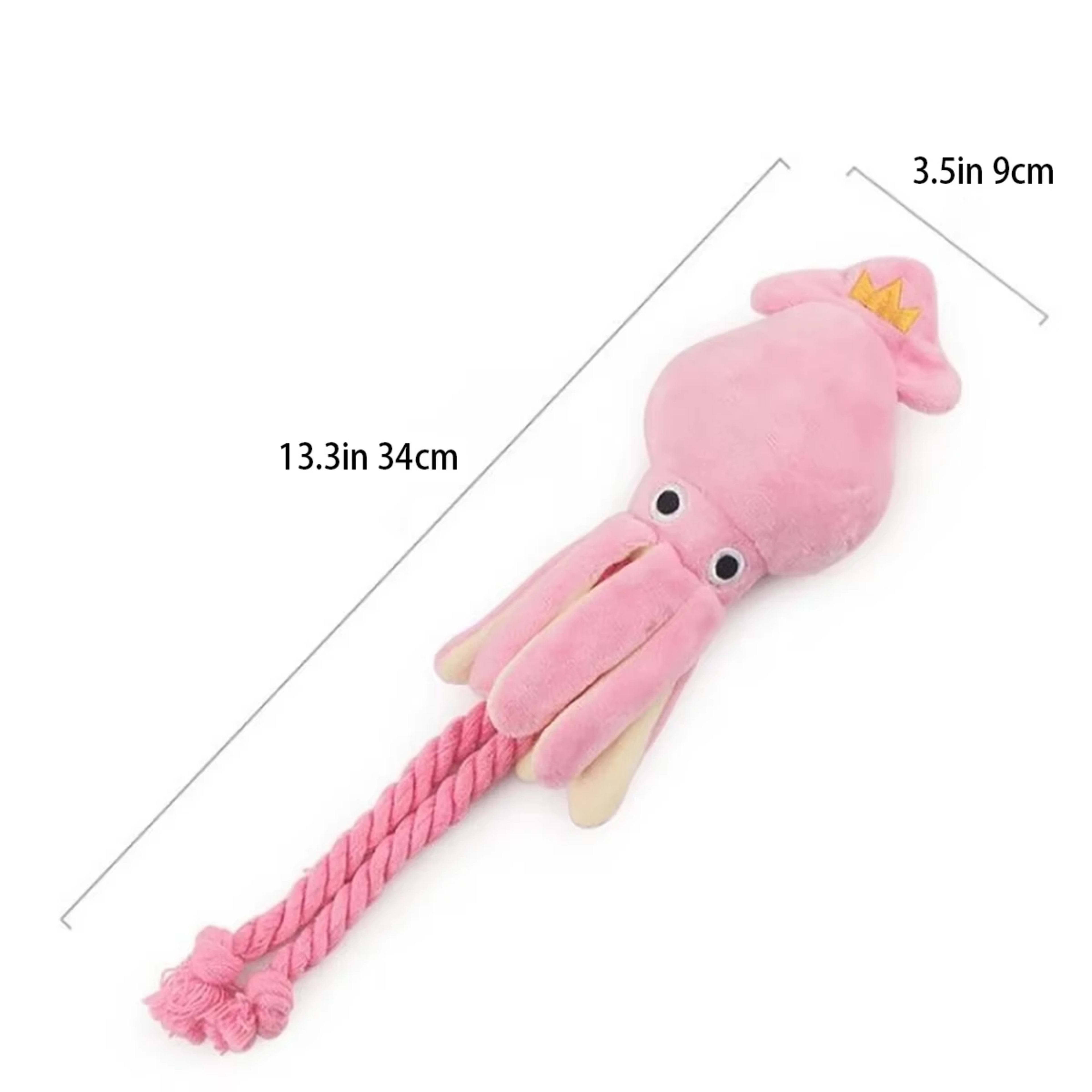 Pet Plush Toy for Small Large Dogs Cats Molar Toys Octopus Shape Interactive Cotton Rope Toy Dog AccessoriesTraining Squ