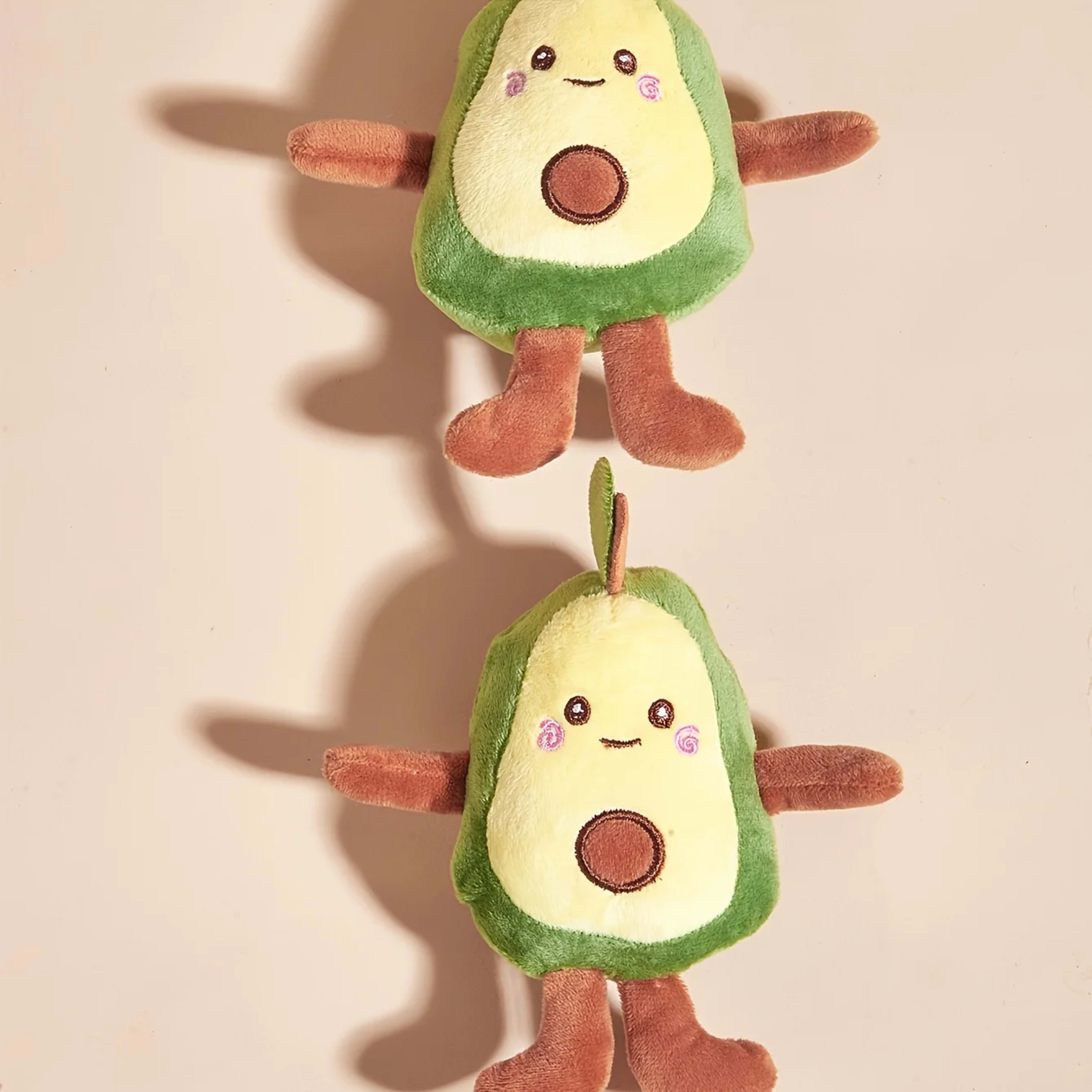 1 cartoon avocado shaped pet plush toy for dogs to interact and play in daily life 4