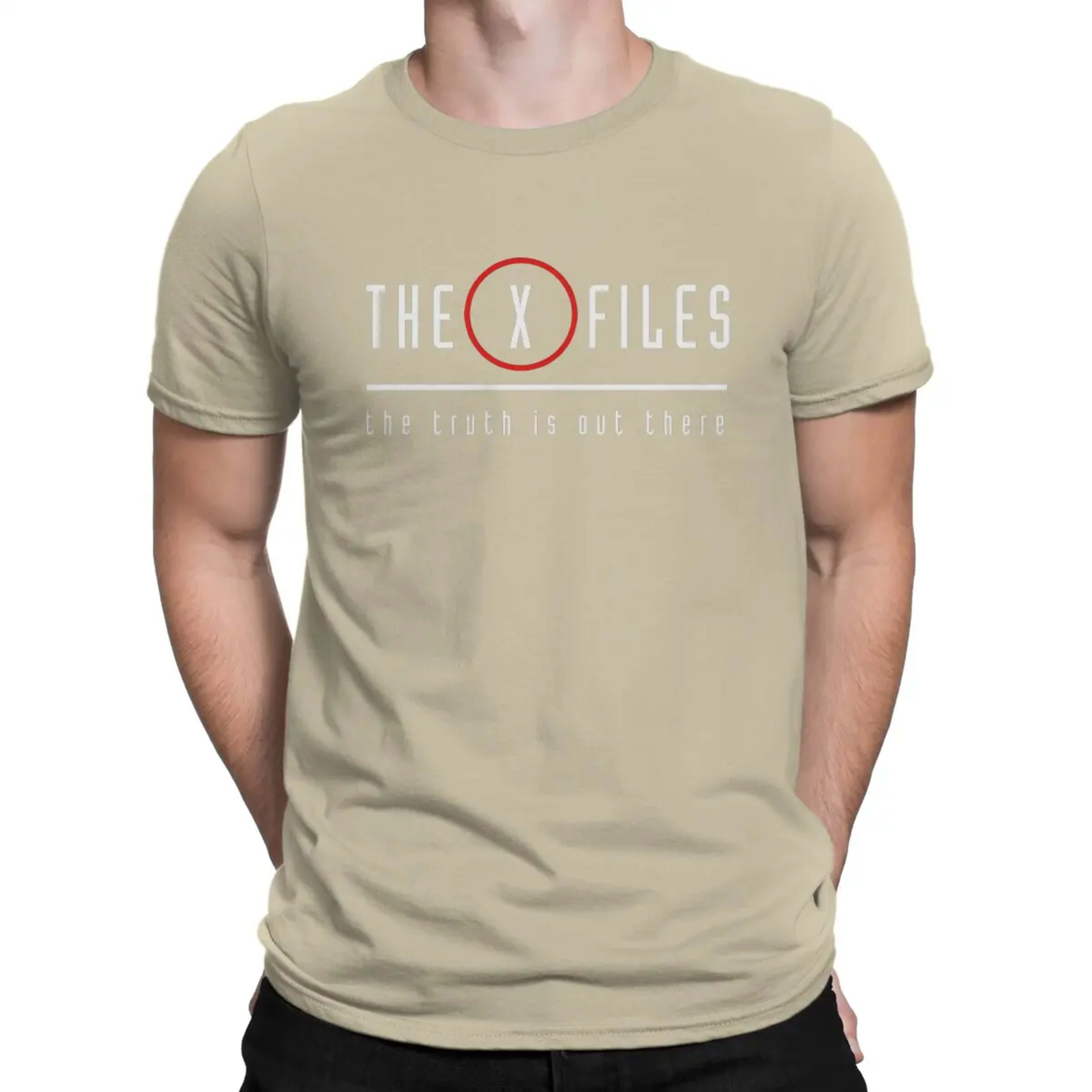 Men's T-Shirts The Truth Is Out There Crazy 100% Cotton Tee Shirt Short Sleeve The X Files T Shirt Crewneck Tops New Arr