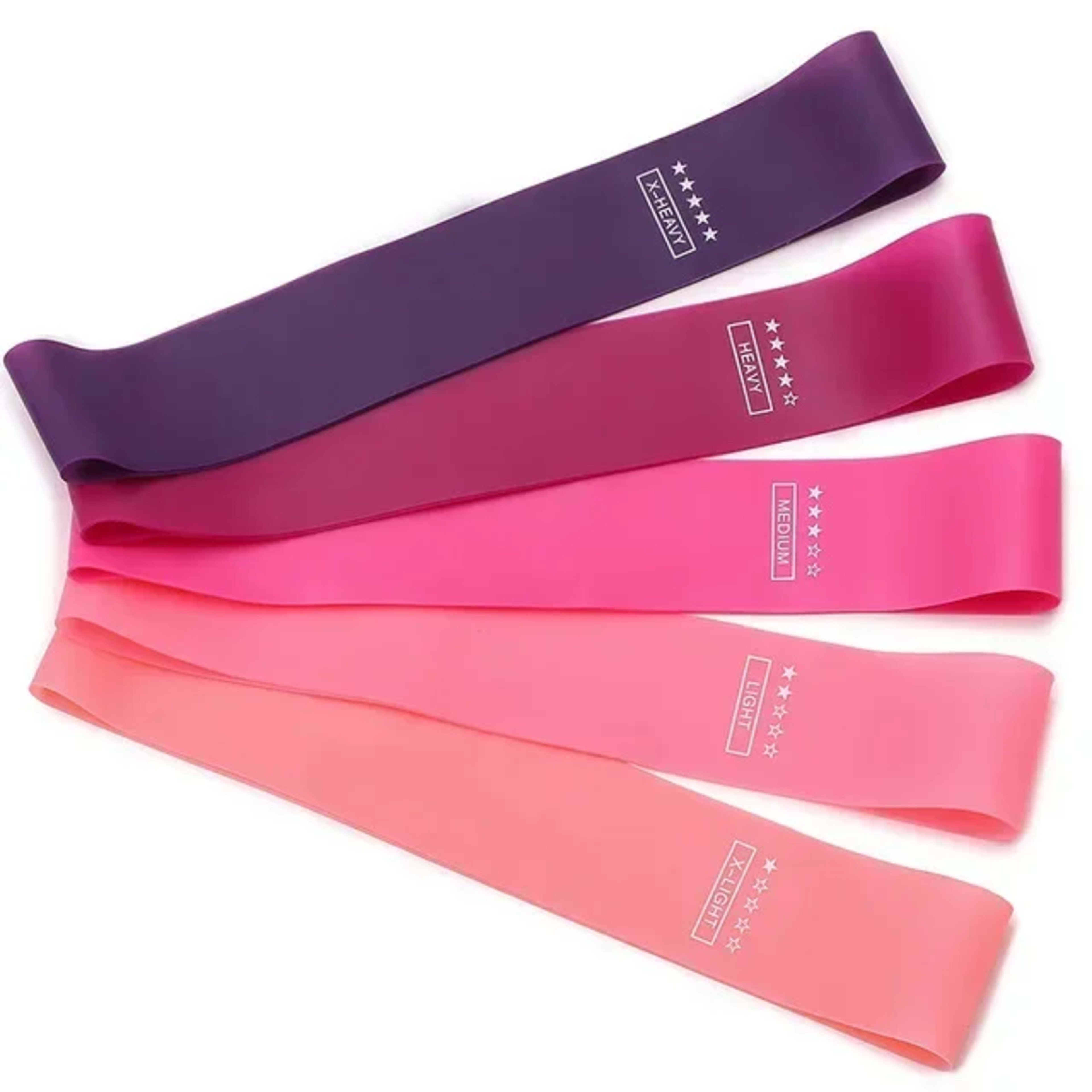 Portable Fitness Workout Equipment Rubber Resistance Bands Yoga Gym Elastic Gum Strength Pilates Crossfit Women Weight S 4