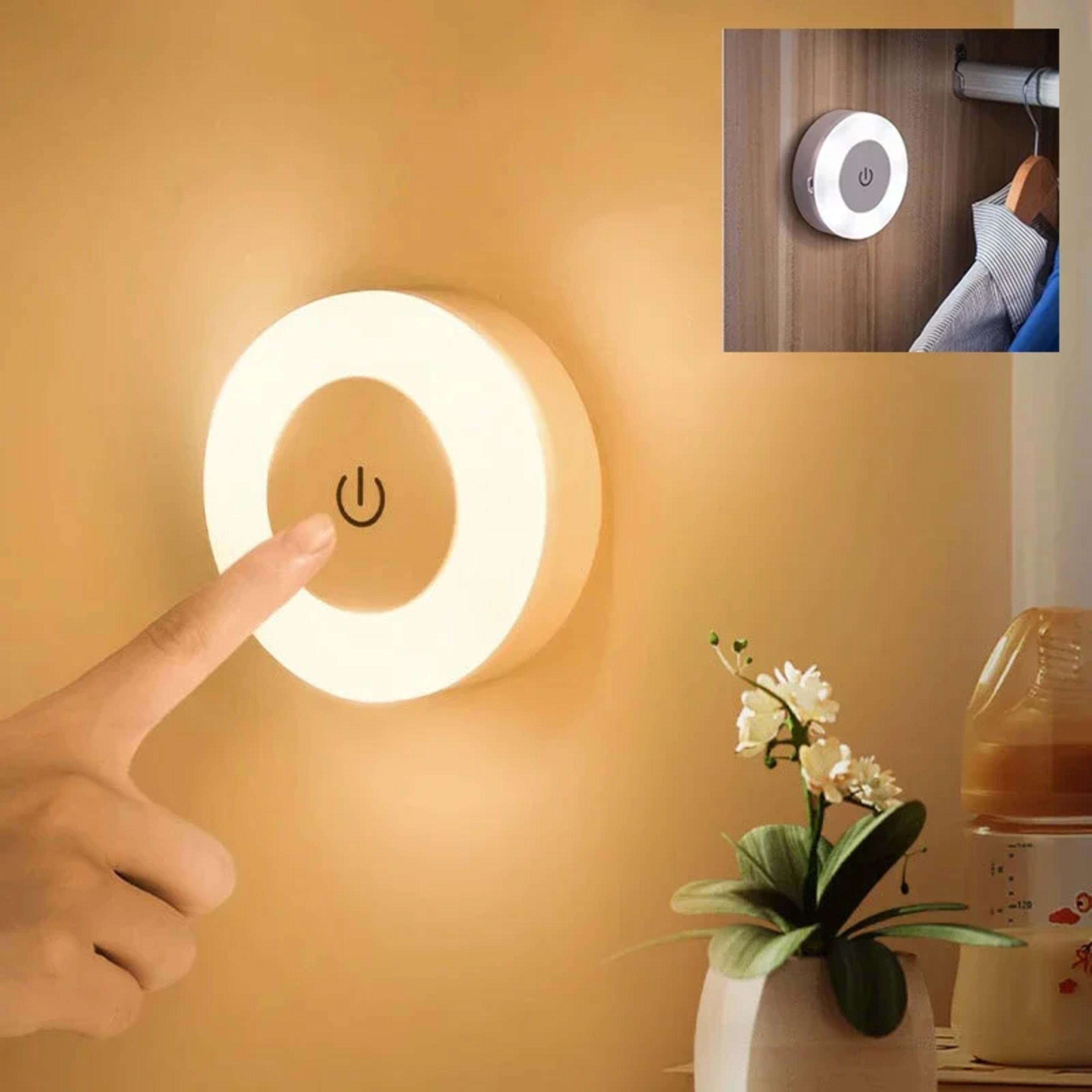 Led Light Portable USB Rechargeable Night Light for Living Room and Bedroom Lighting. Lamps Lamp Home Decorations Decor  2