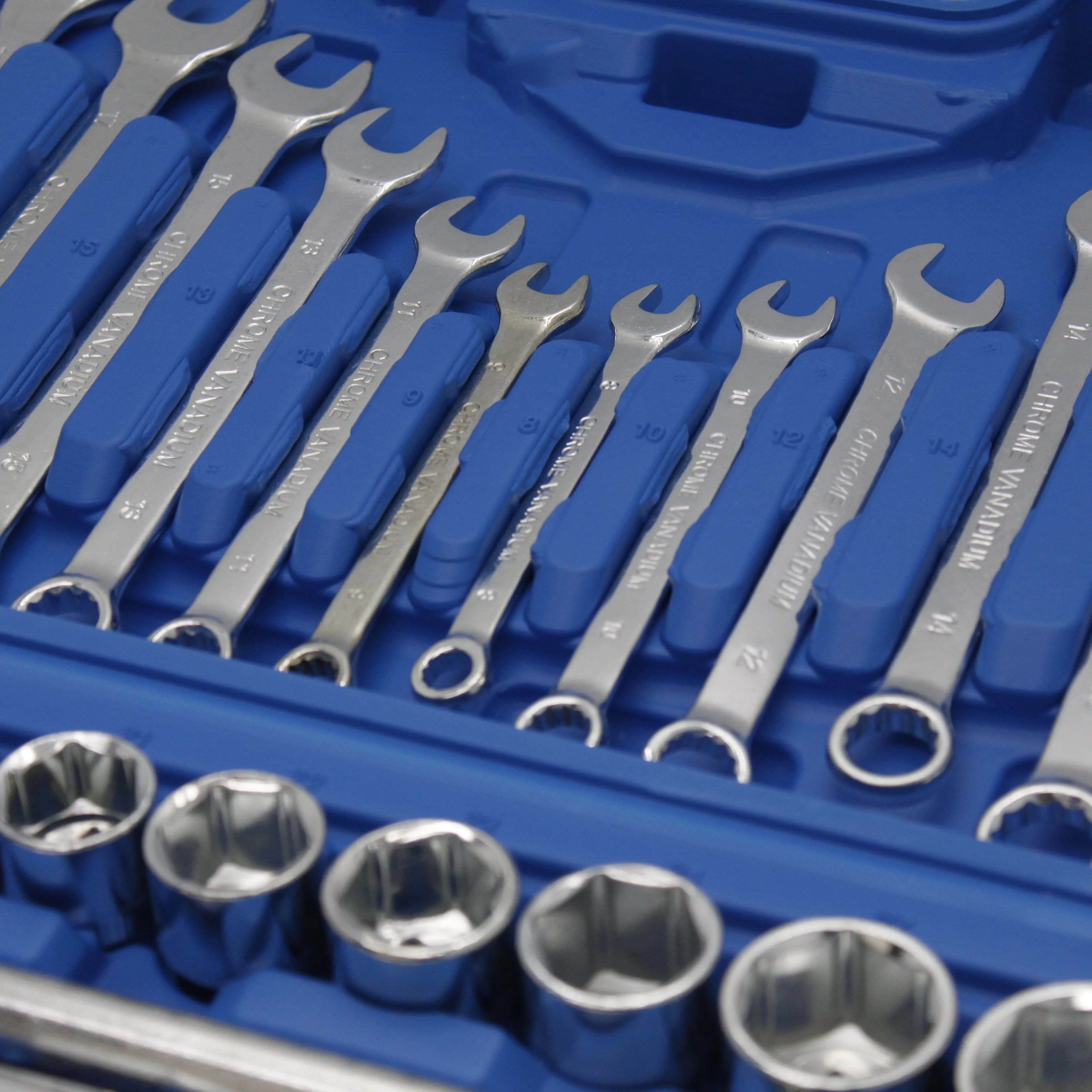 Home repair tool set, with instructions, 61-piece handheld tool set 5