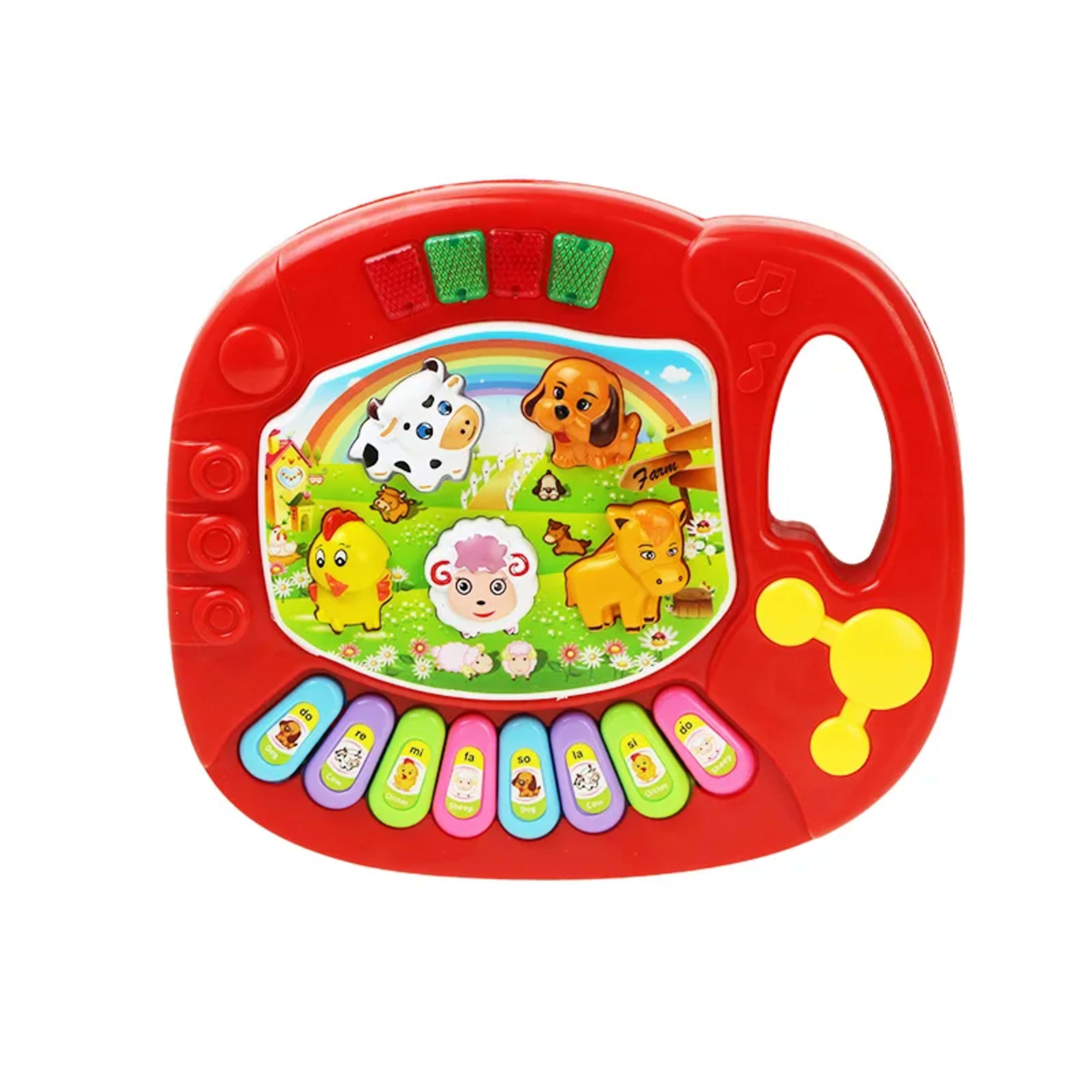 Baby Musical Toy with Animal Sound Kids Piano Keyboard Electric Flashing Music Instrument Early Educational Toys for Chi 9