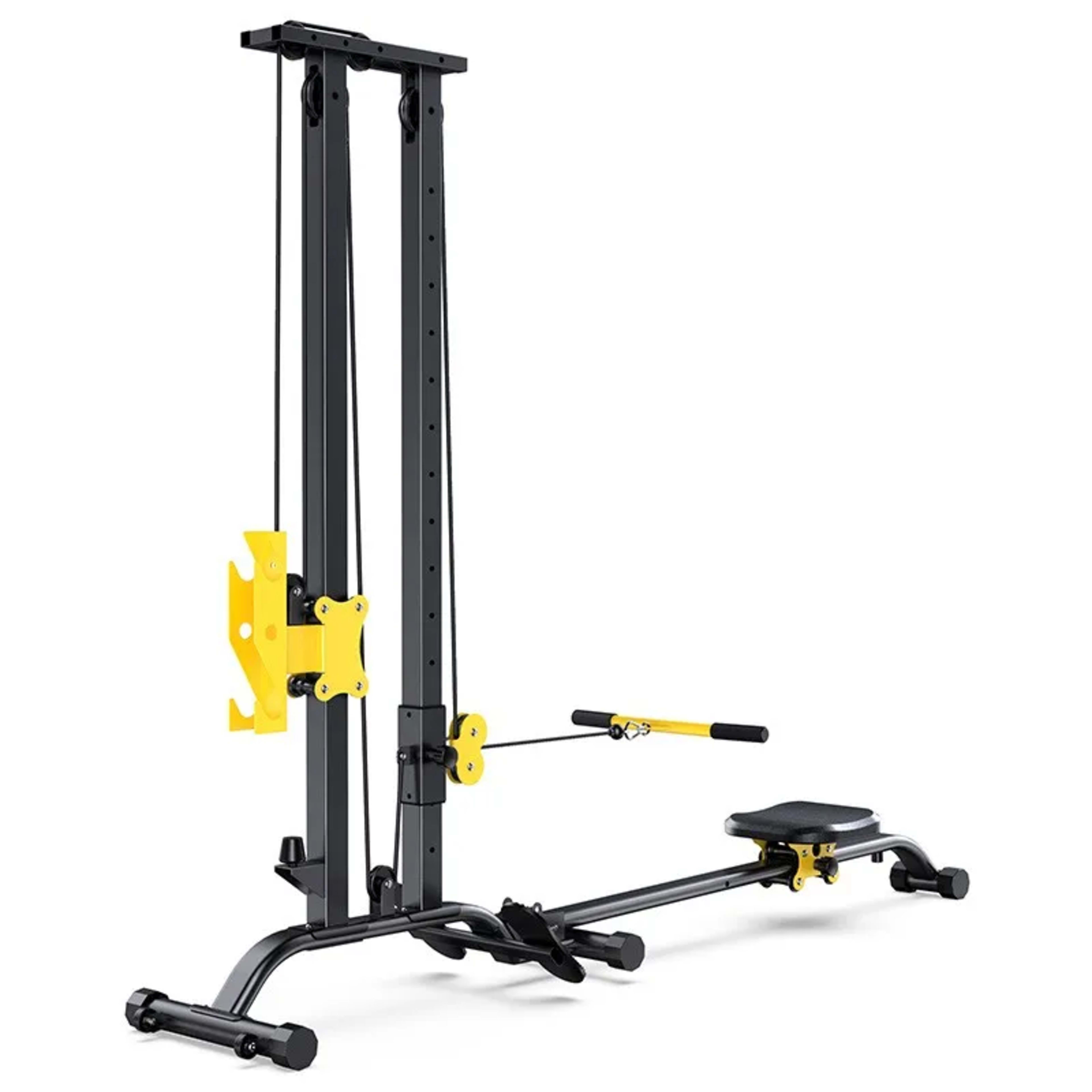 Multifunctional Rowing Machine, Fitness Equipment, High Pull Frame, dumbbell, Integrated Training Device 3