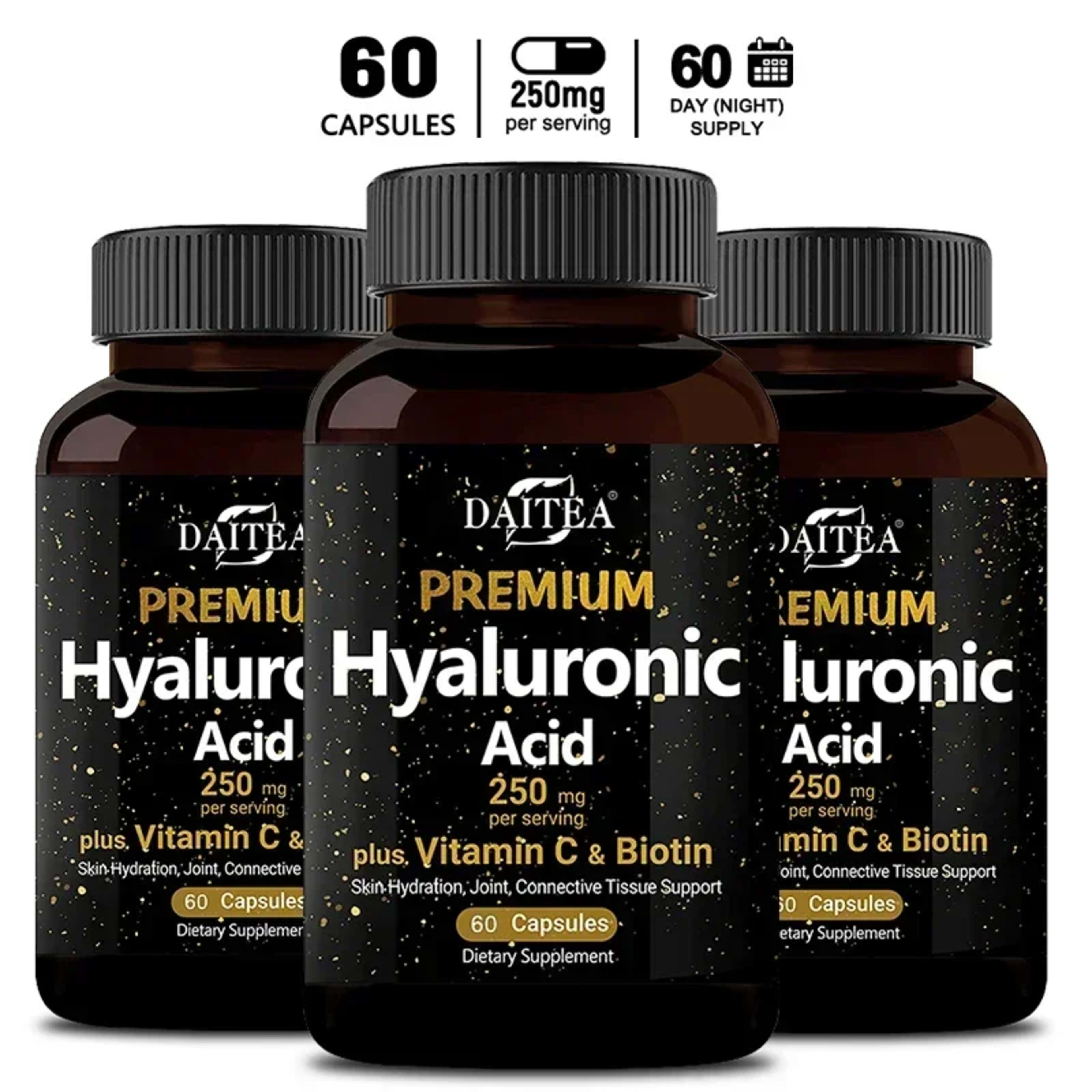 Hyaluronic Acid  Supplement | Contains Vitamin C and Biotin, Skin Moisturizing, Maintain Joint Health, Promote Hair Grow 8