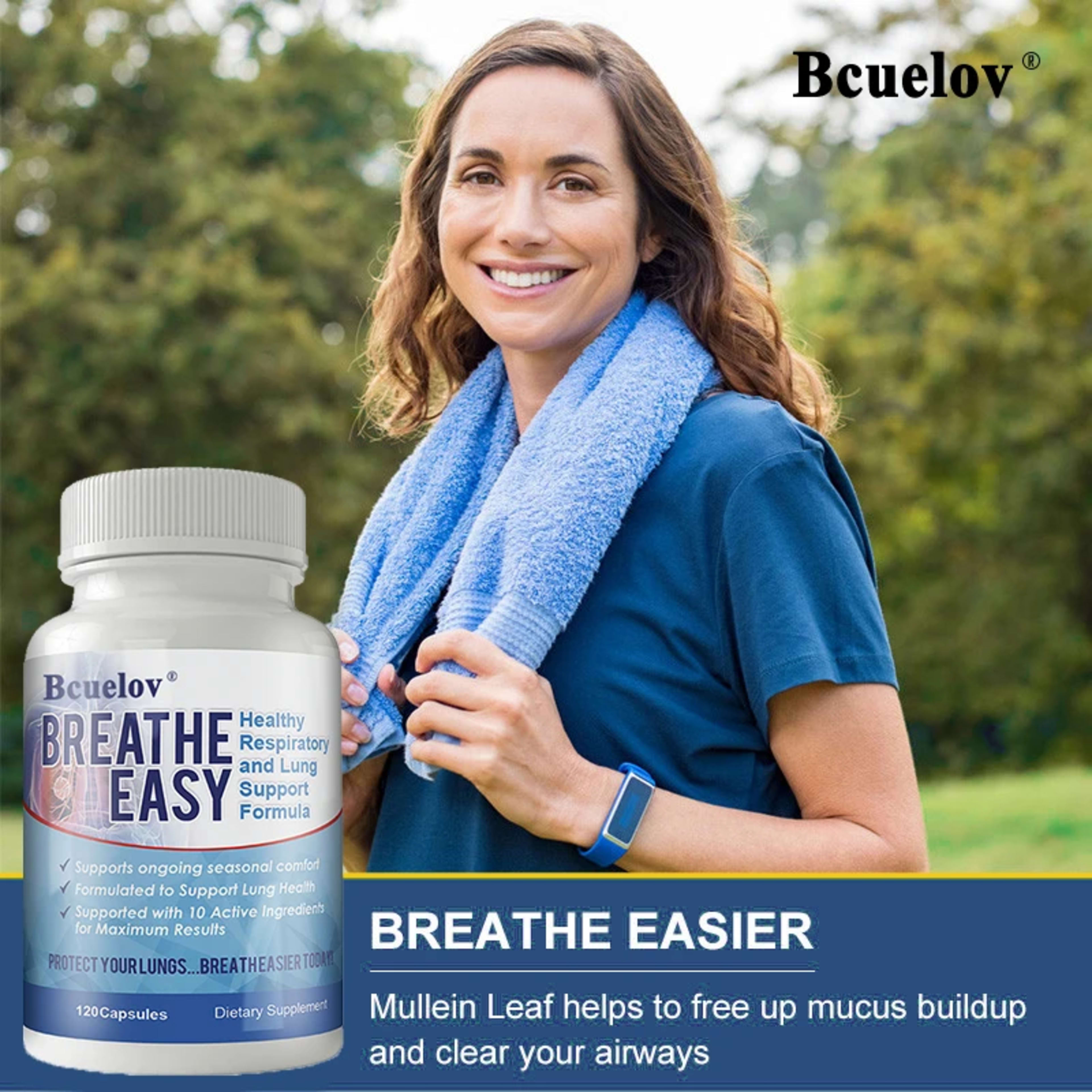 Lung Health Supplements - Helps Strengthen Comfort To The Lungs and Bronchial System Supports Clear Lungs and Easy Breat 6