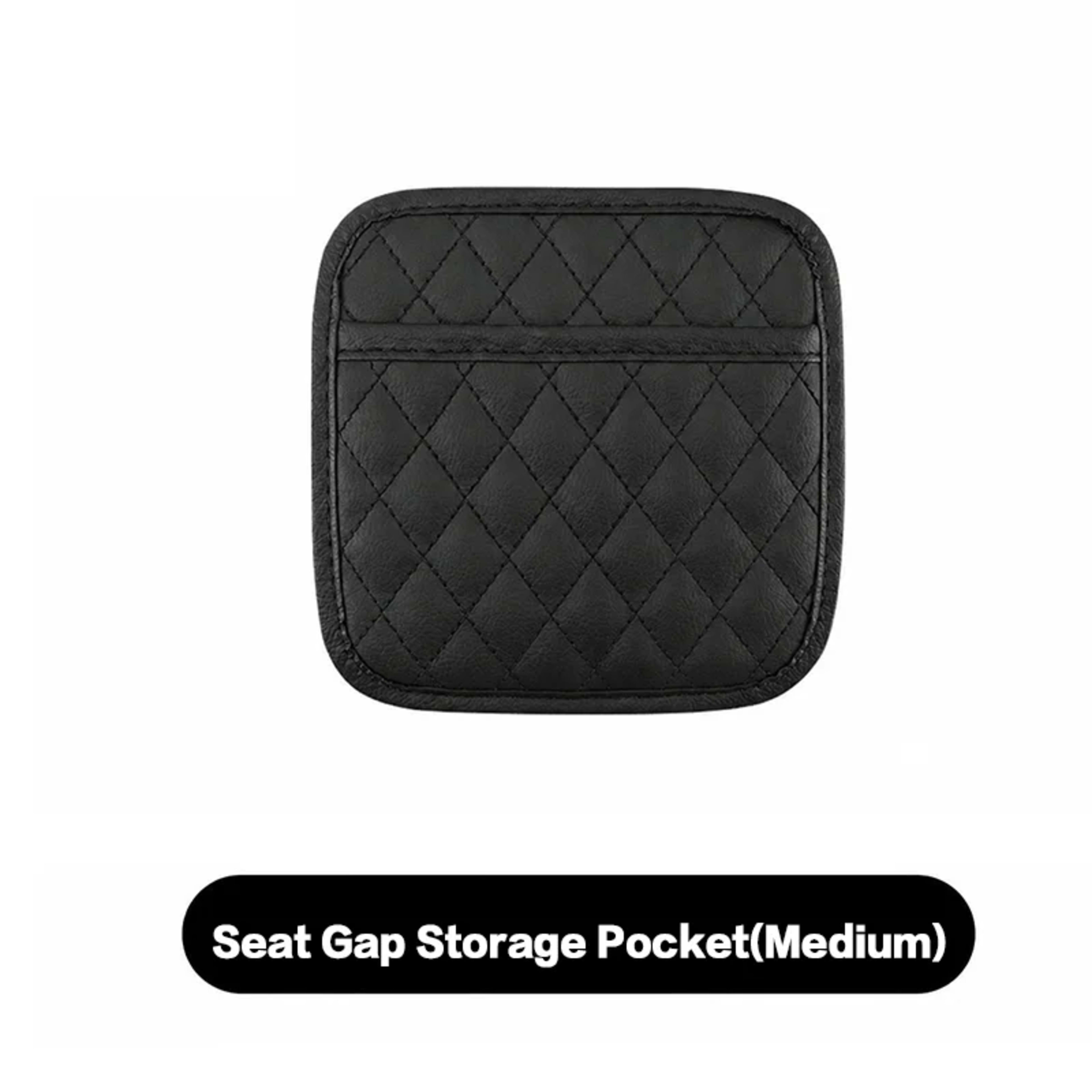 CAR ACCESSORIES MEN - 1 PIECE PU LEATHER CAR SEAT ORGANISER, MOBILE PHONE SUNGLASSES STORAGE, WATERPROOF DOCUMENT HOLDER 7