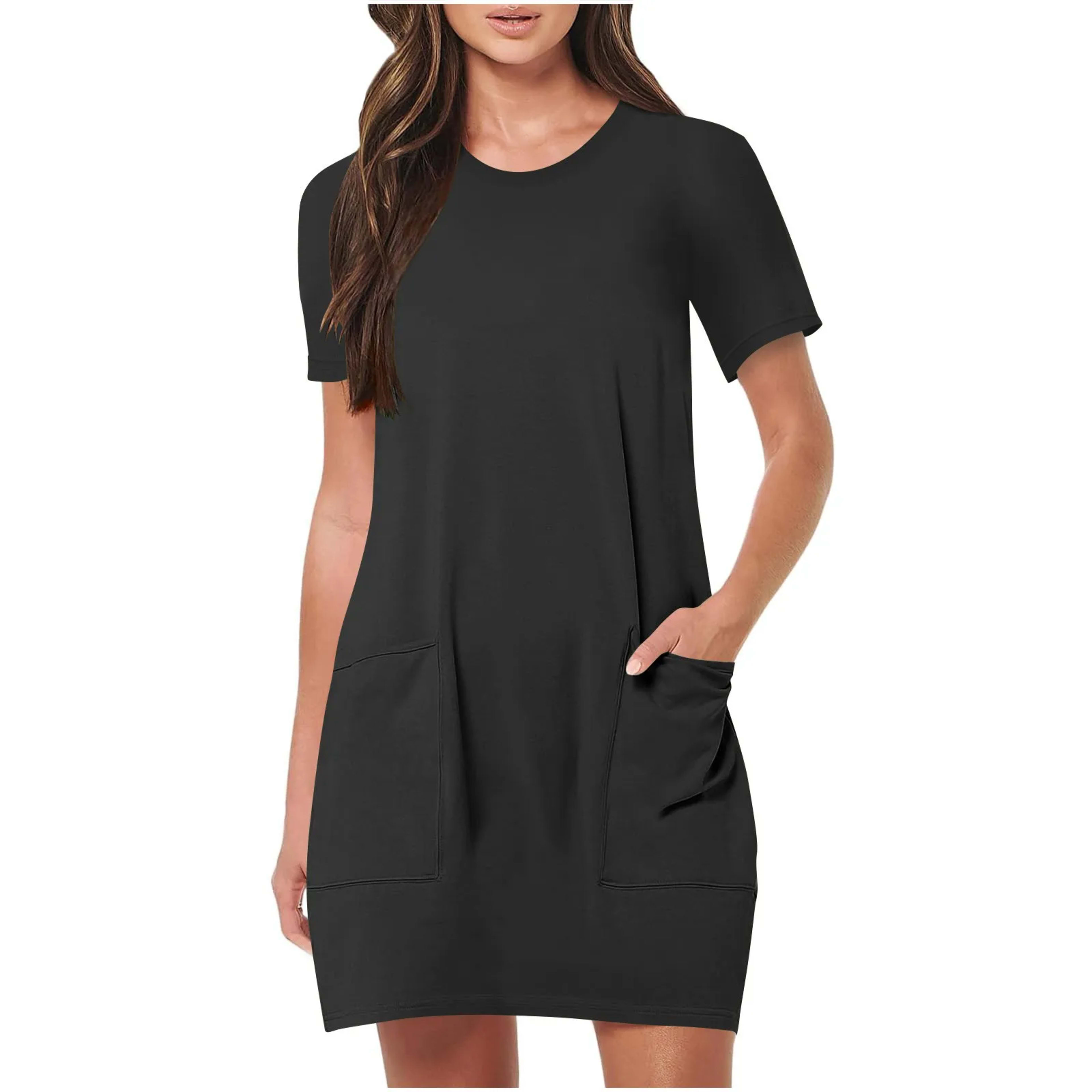 Women's Elegant Dresses Fashionable Solid Color Dress Casual Holiday Sports Short Dresses Long One-Piece Dress Gown vest 3