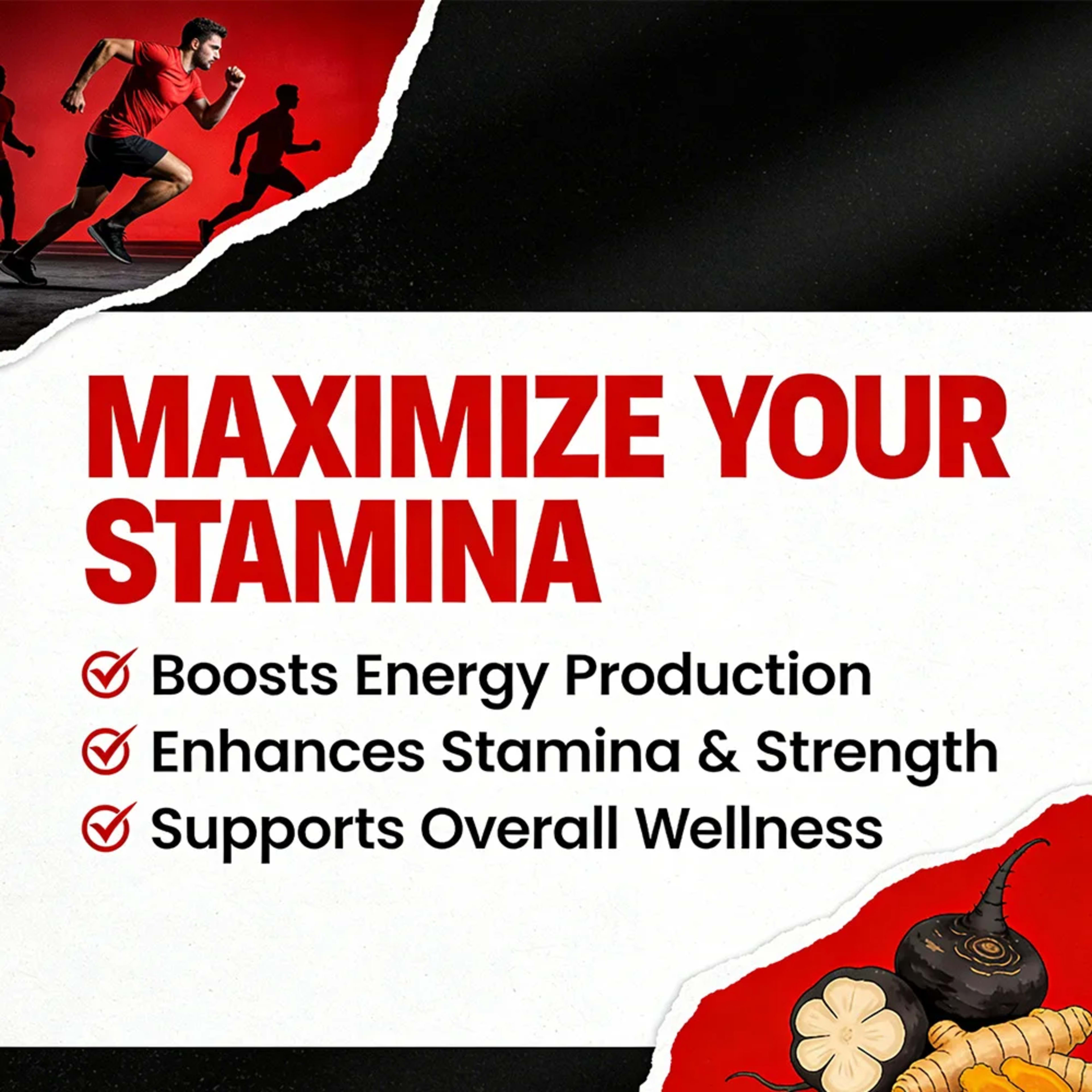 Fenugreek Supplement Capsules, with Turmeric, Black Maca, Endurance, Energy, Strength Support, Improves Mood, Overall He 3
