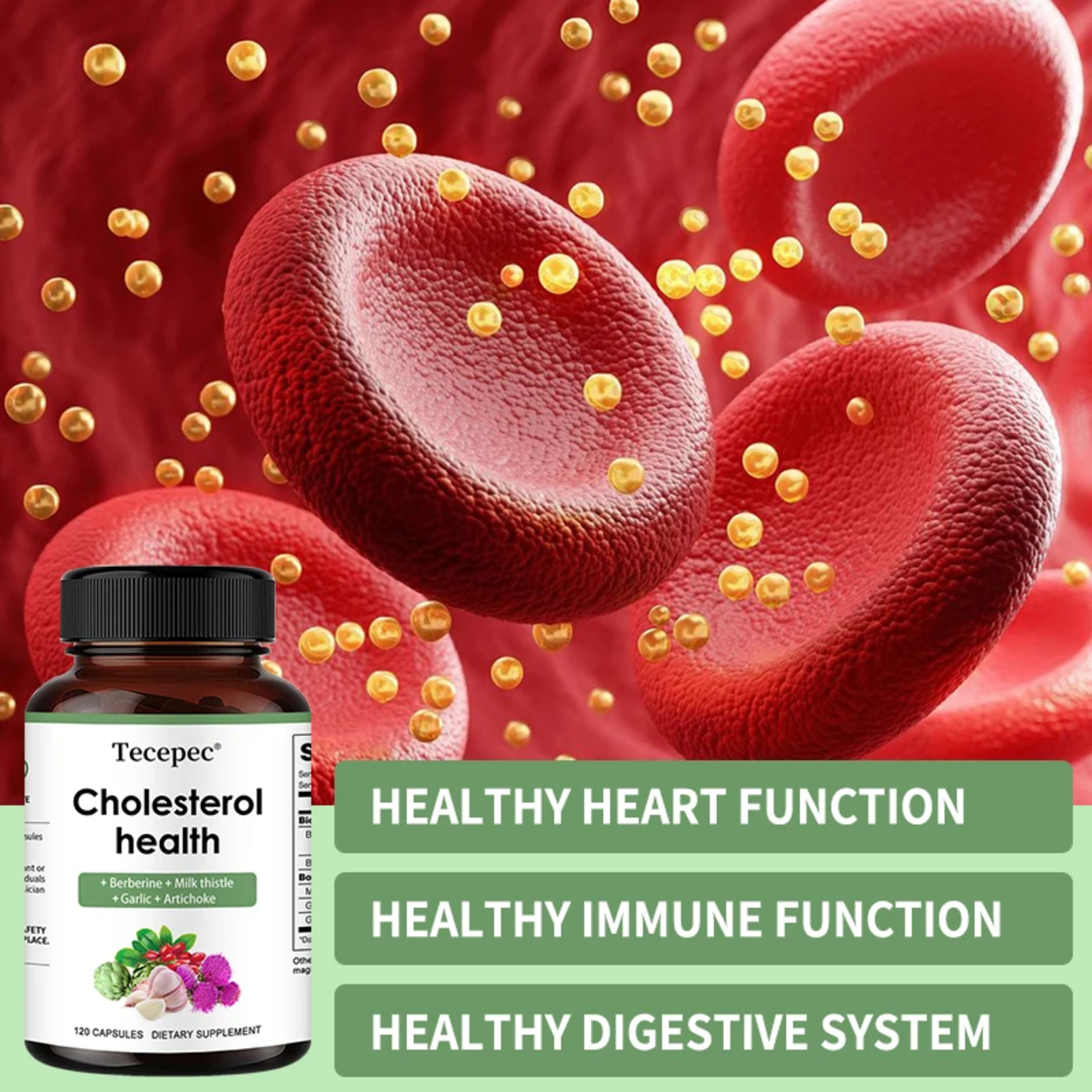 Cholesterol Supplements - Improves Blood Circulation, Supports Cardiovascular Health, and Strengthens The Immune System 2
