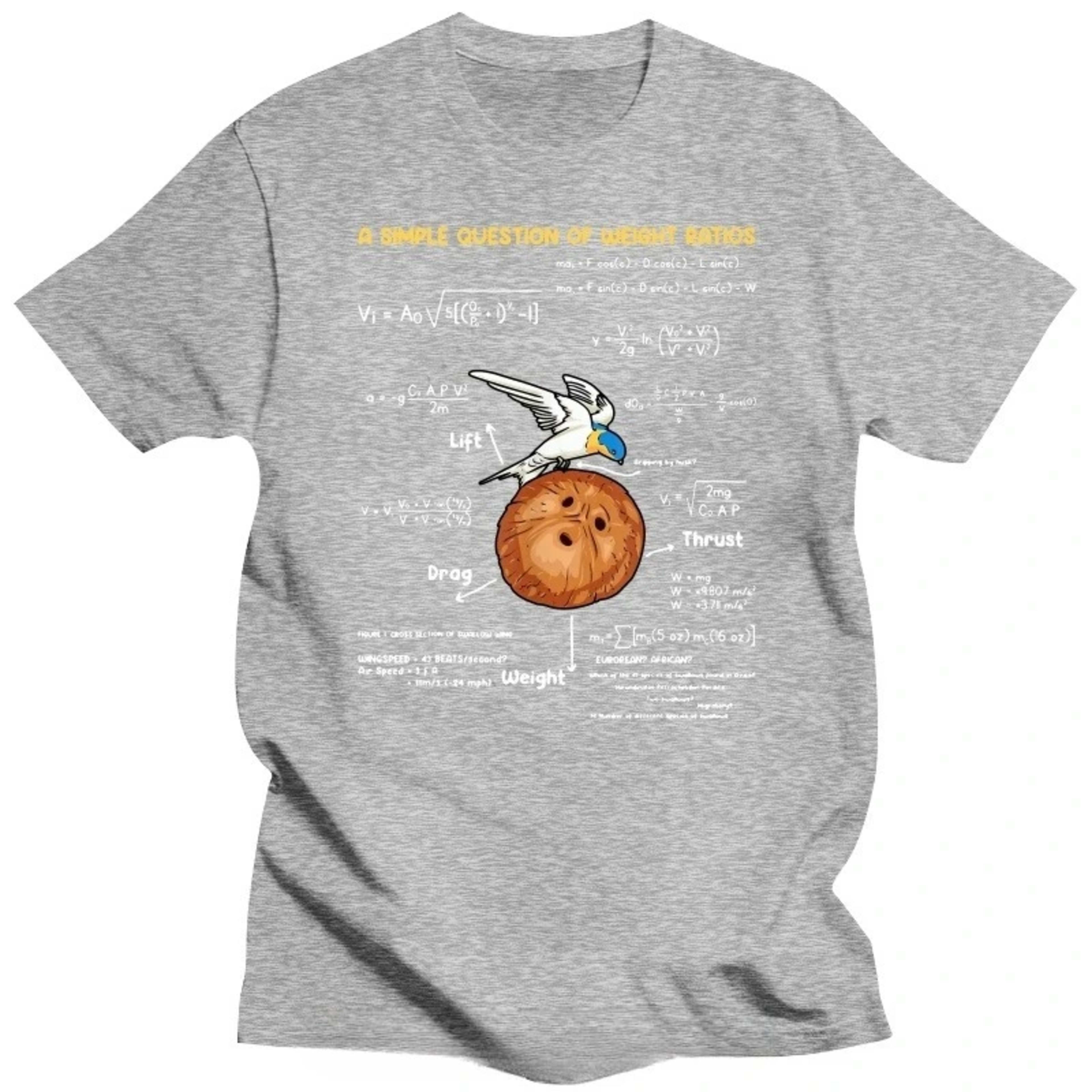 Men's T-Shirts A Simple Question Math Teacher Creative Monty Python Cotton T Shirt Unisex Tshirt Fitness Tees Tops Cloth 2