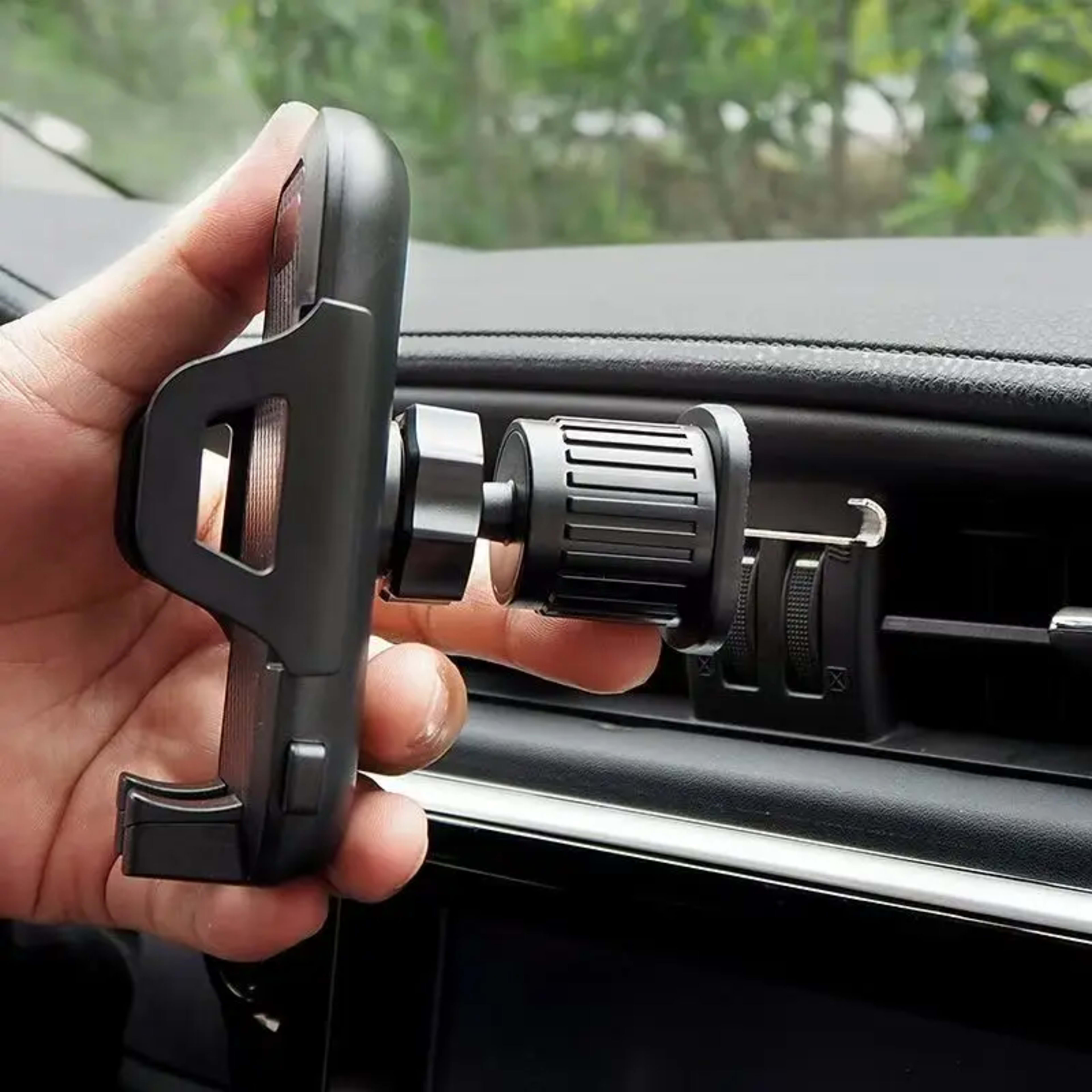 Car Phone Holder Bracket Accessories Interior Auto Air Outlet Cellphone Support Parts Phone Stand Base Fixing Clip 3