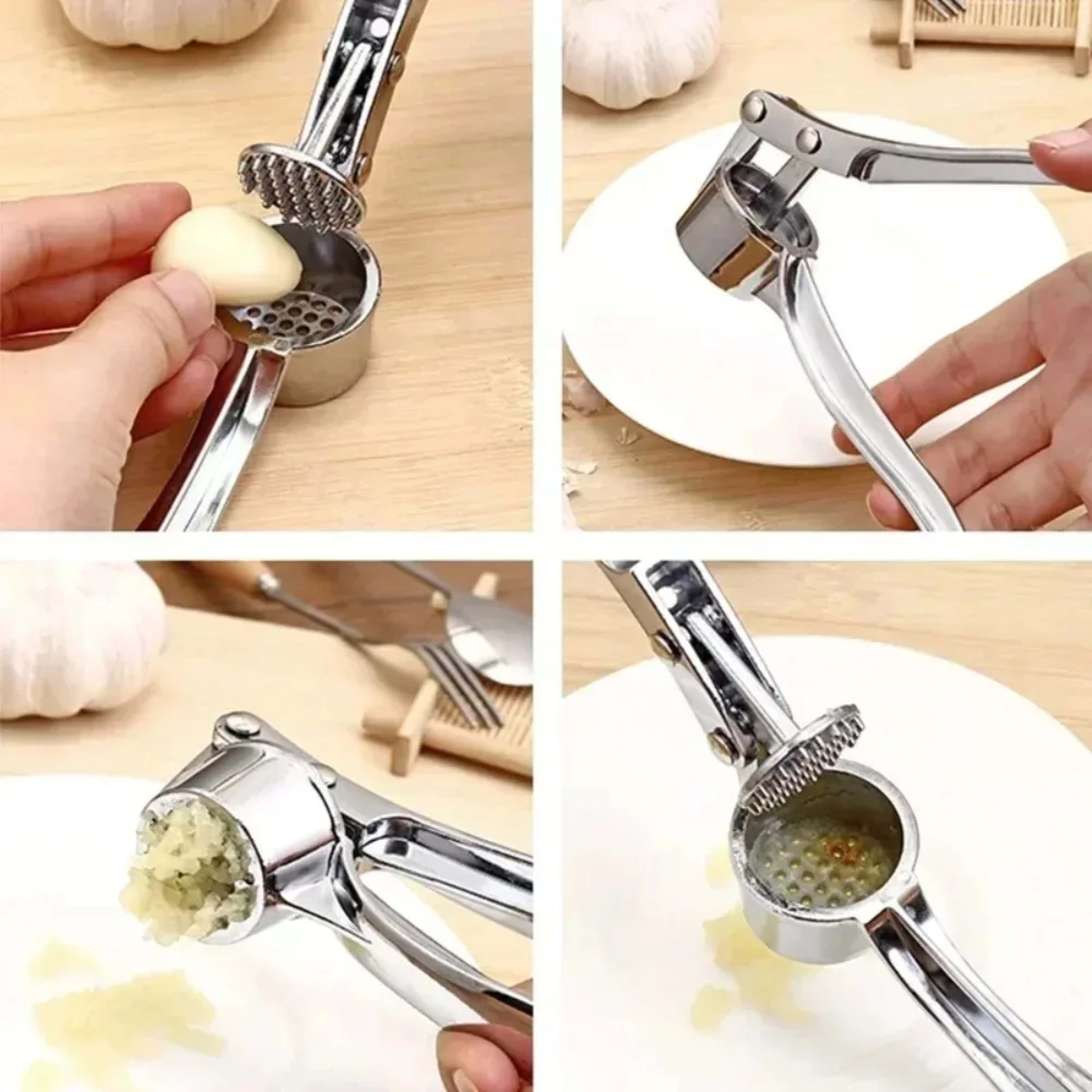Kitchen Helper Gadgets Useful Professional Garlic Kosh High Quality Smooth Crushing Easy Clean Handle Vegetable Fruit Cr 4