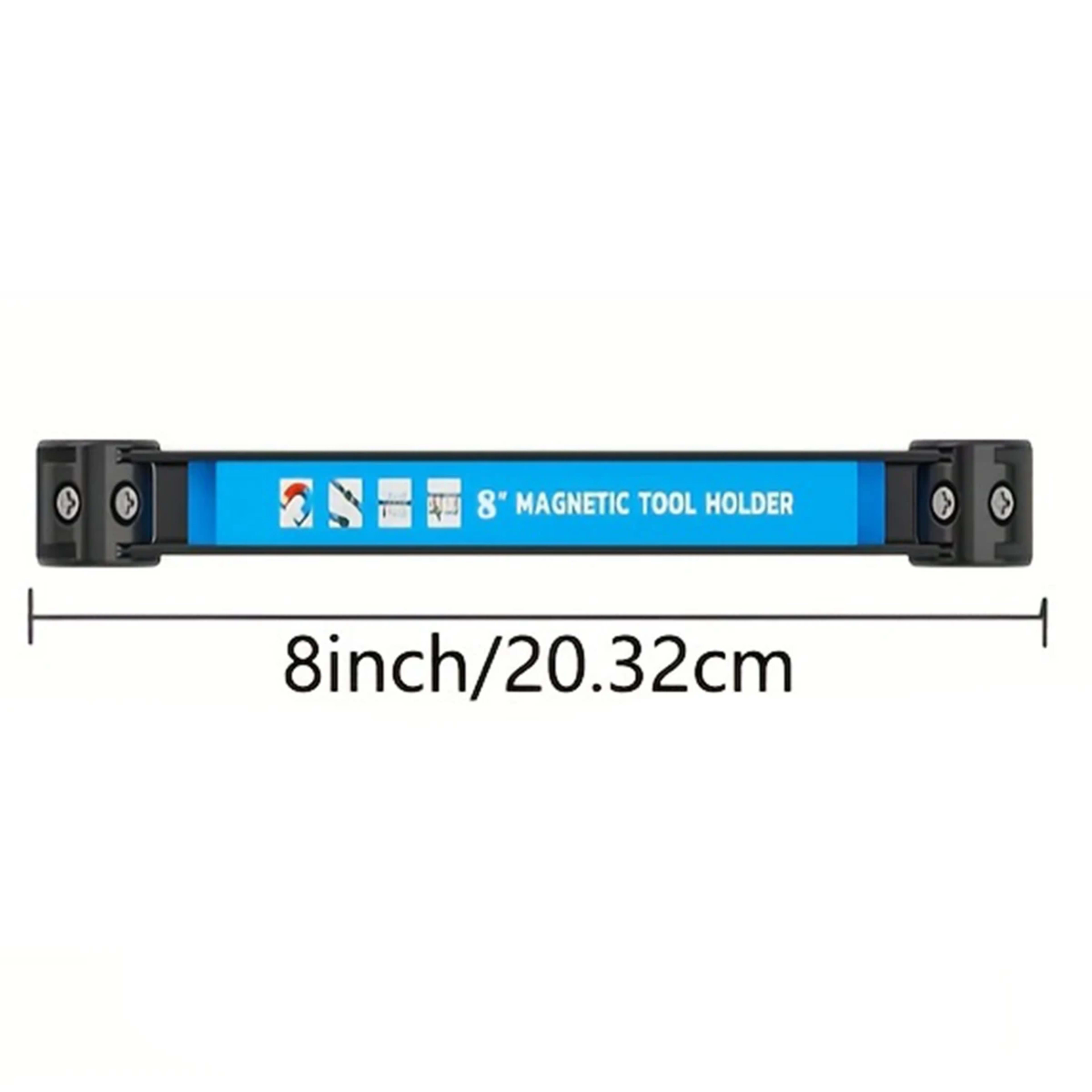 8,12,18,24inch Magnetic Tool Holder Heavy Duty Tool Bar,Space Saving Metal Organizer Rack Tool for Workshop Garage Home 9