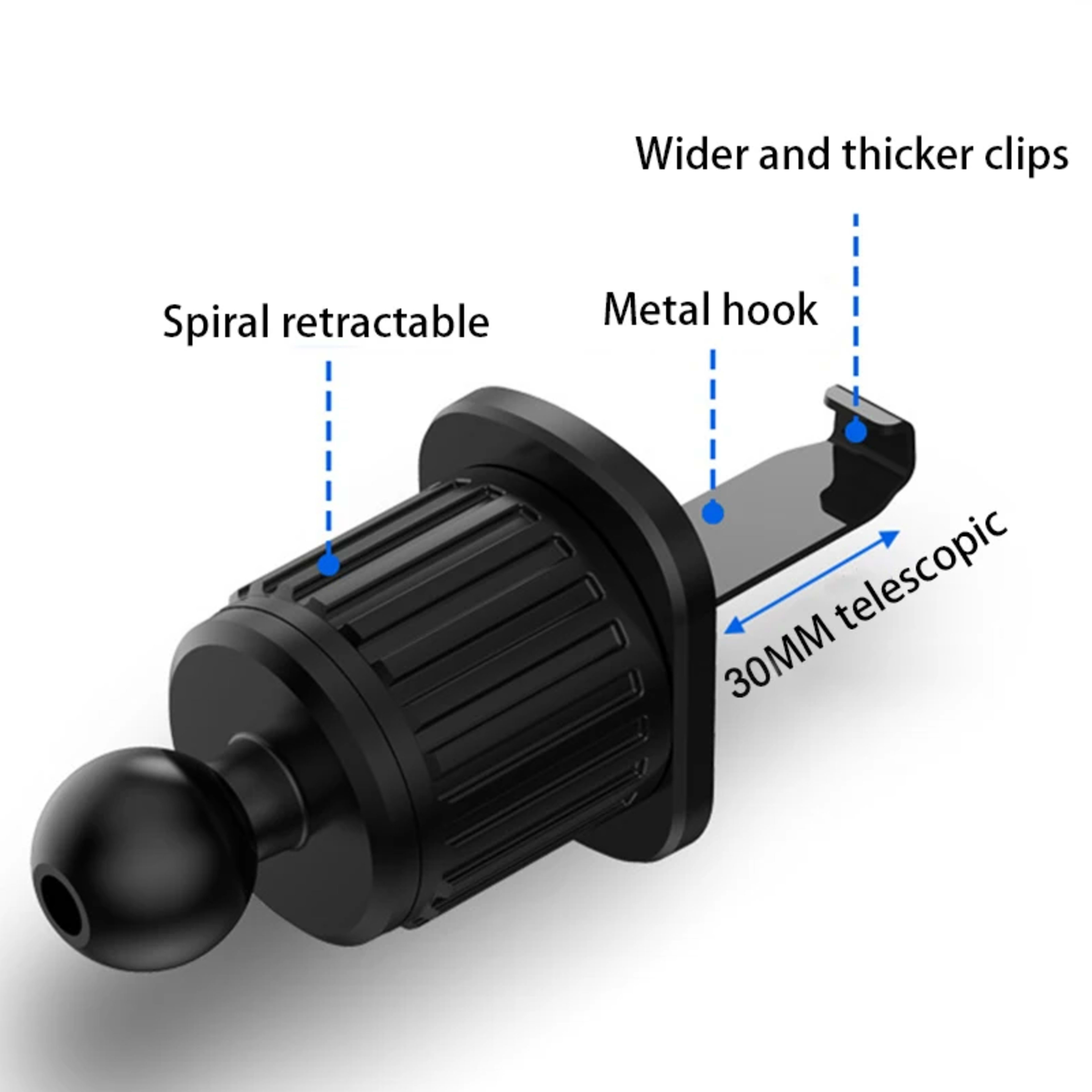 SEAMETAL Car Phone Holder Bracket Accessories Interior Air Outlet Vent Base Gadget Universal Auto Cellphone Support Acce 2