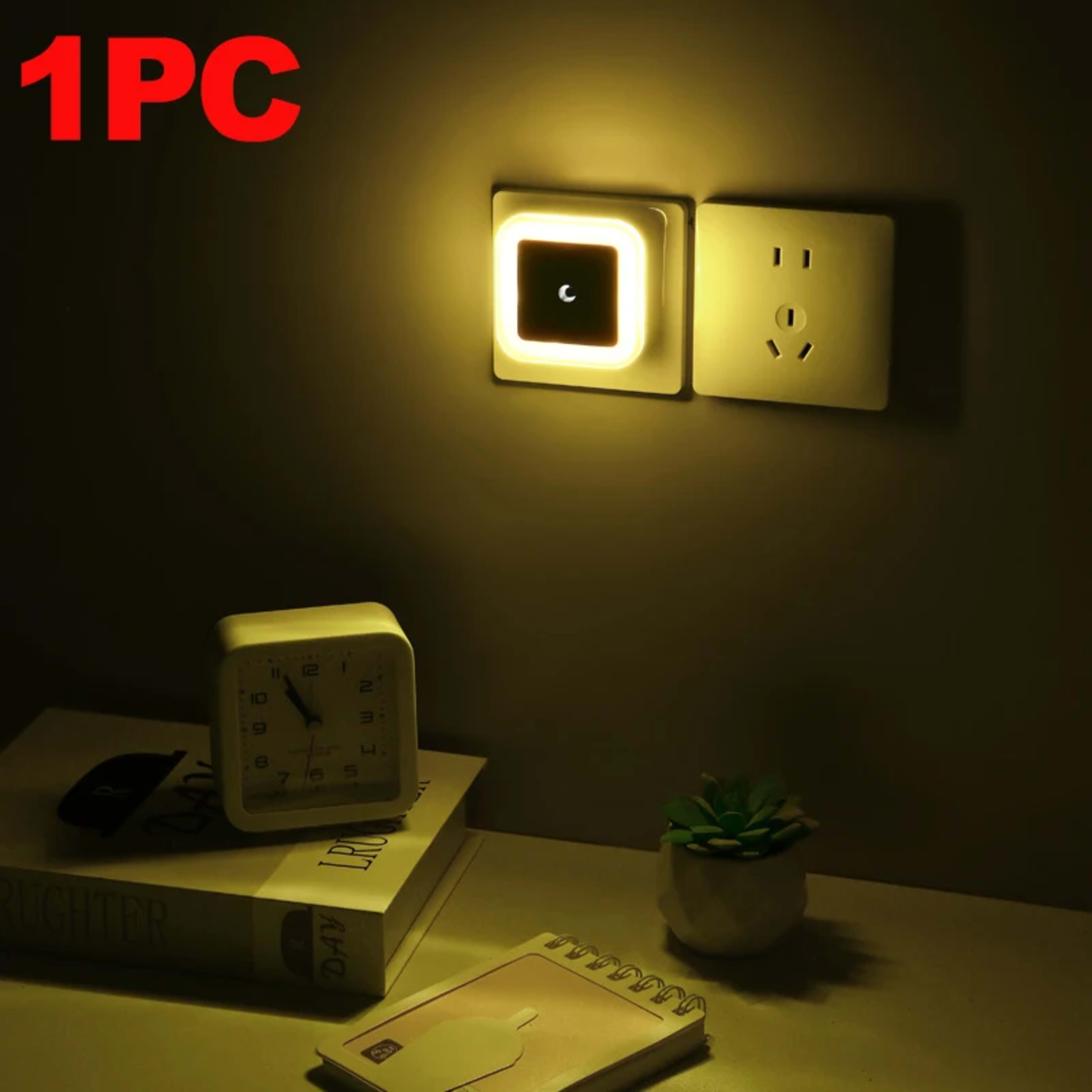 LED Atmosphere Lamp,Modern Decorative Lighting,EU Plug Touch Control Fixture,Portable Nightlight,Bedroom,Staircase 8