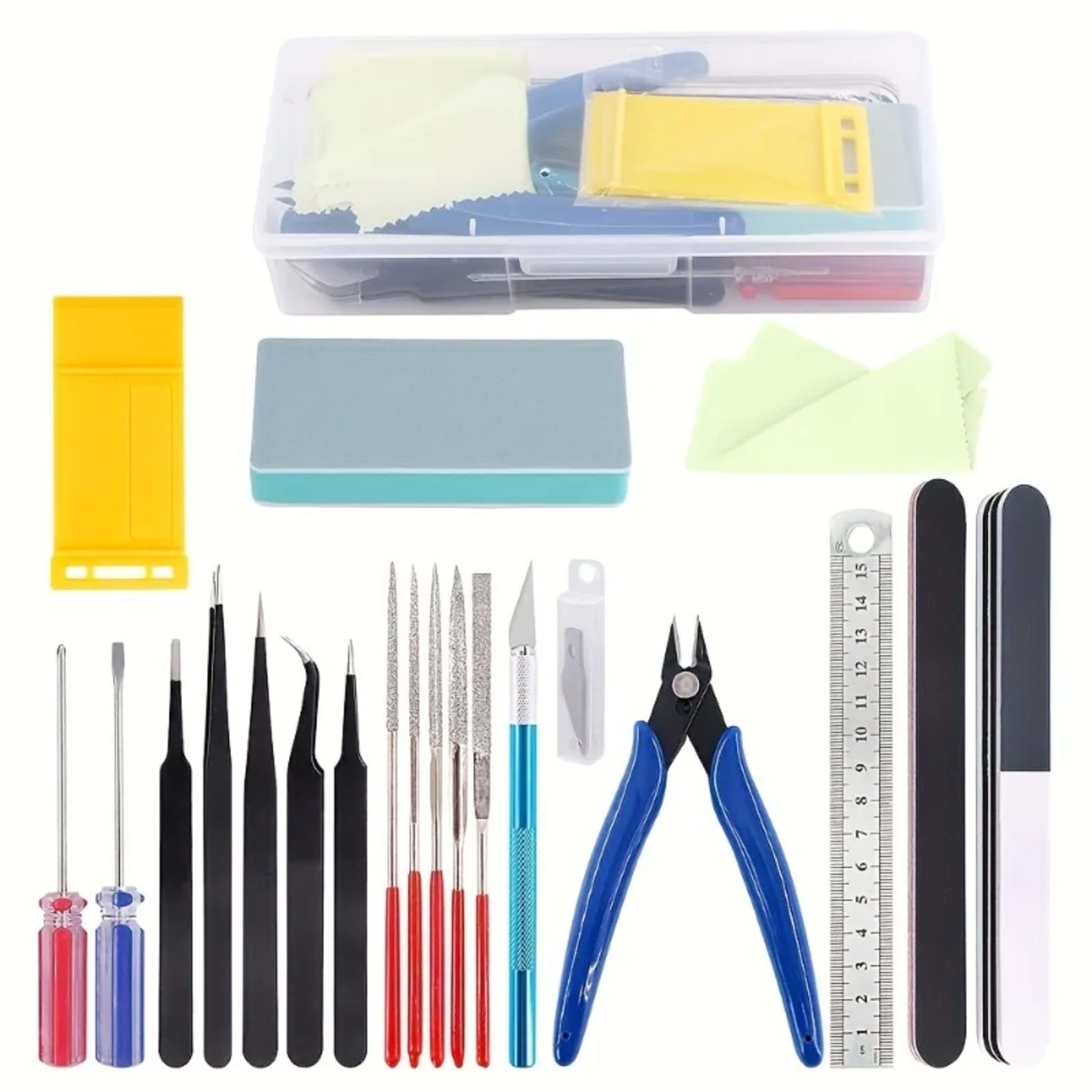 Model Basic Tools Craft DIY Model Car Hobby Building Repairing Assembly Tool Beginner Handmade Scissors Tweezers