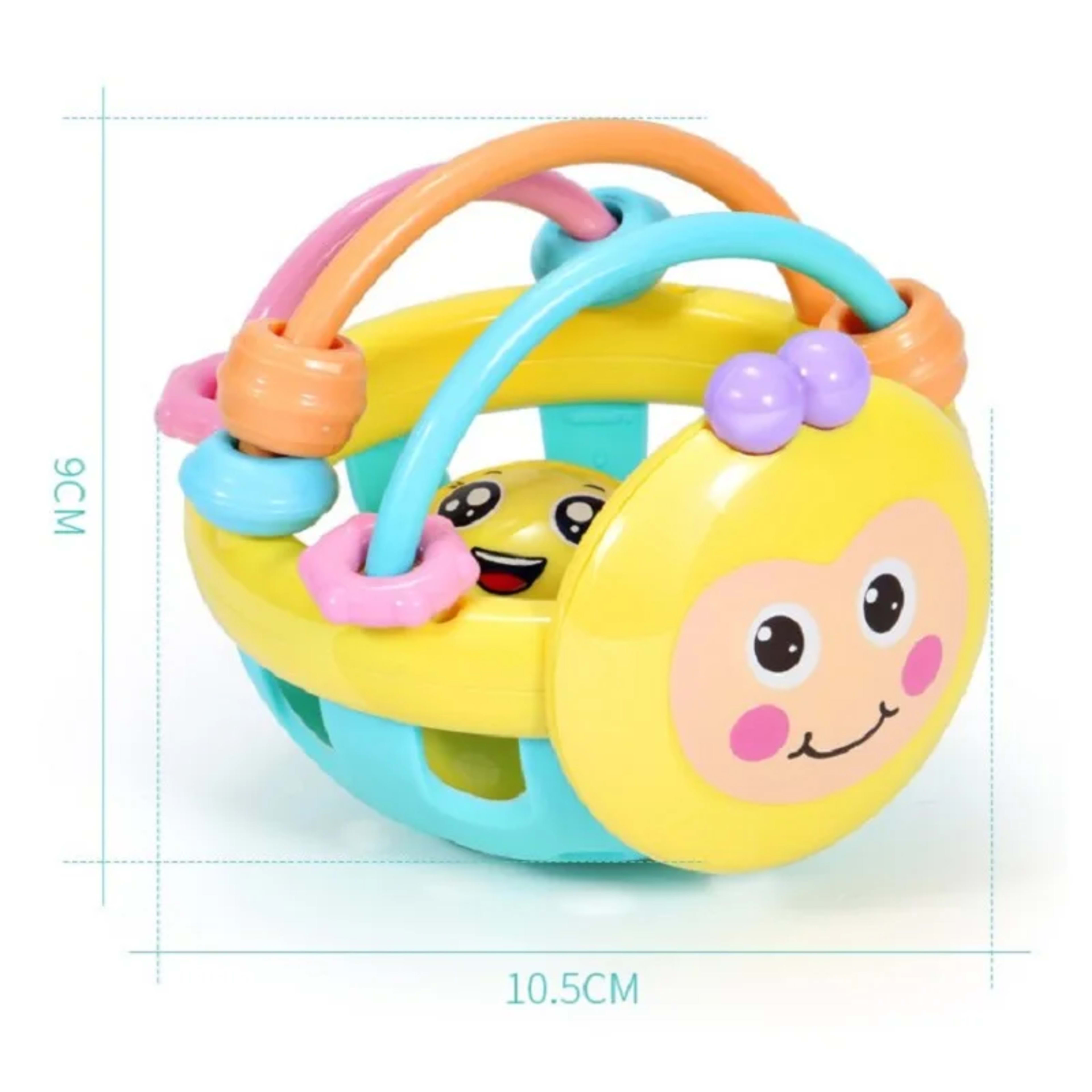 Baby Soft Teething Toys Newborn Early Educational Sensory Teether Rattle Touch Hand Grasping Ball Develop Infant Ball Ga 3