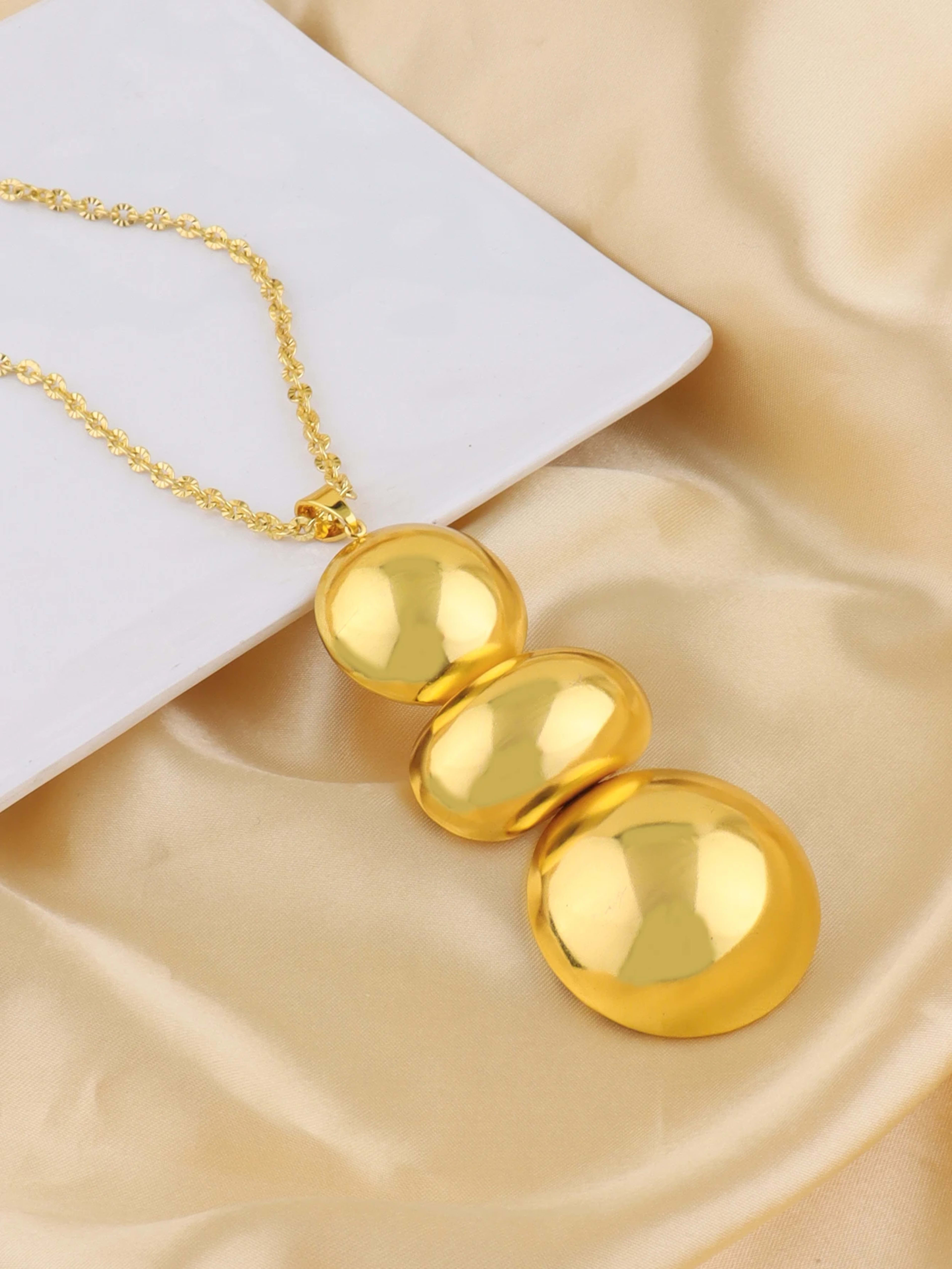 Dubai Jewelry Set for Women 18K Gold Plated Earrings and Necklace Set for Wedding Brides 3