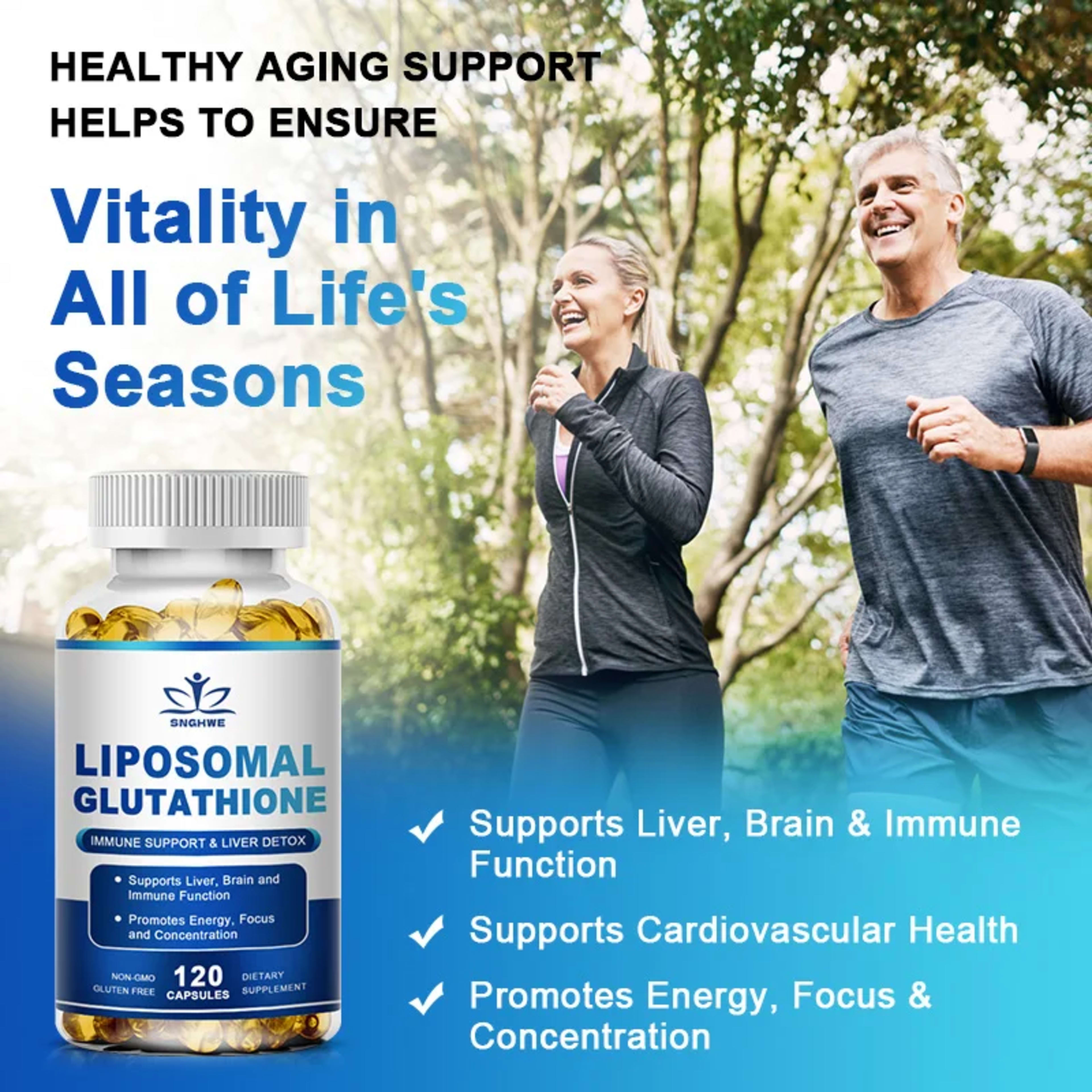 1000 mg Glutathione Supplement - Maintains Youthful - Supports Skin Health, Antioxidant Supplement, Non-GMO 4