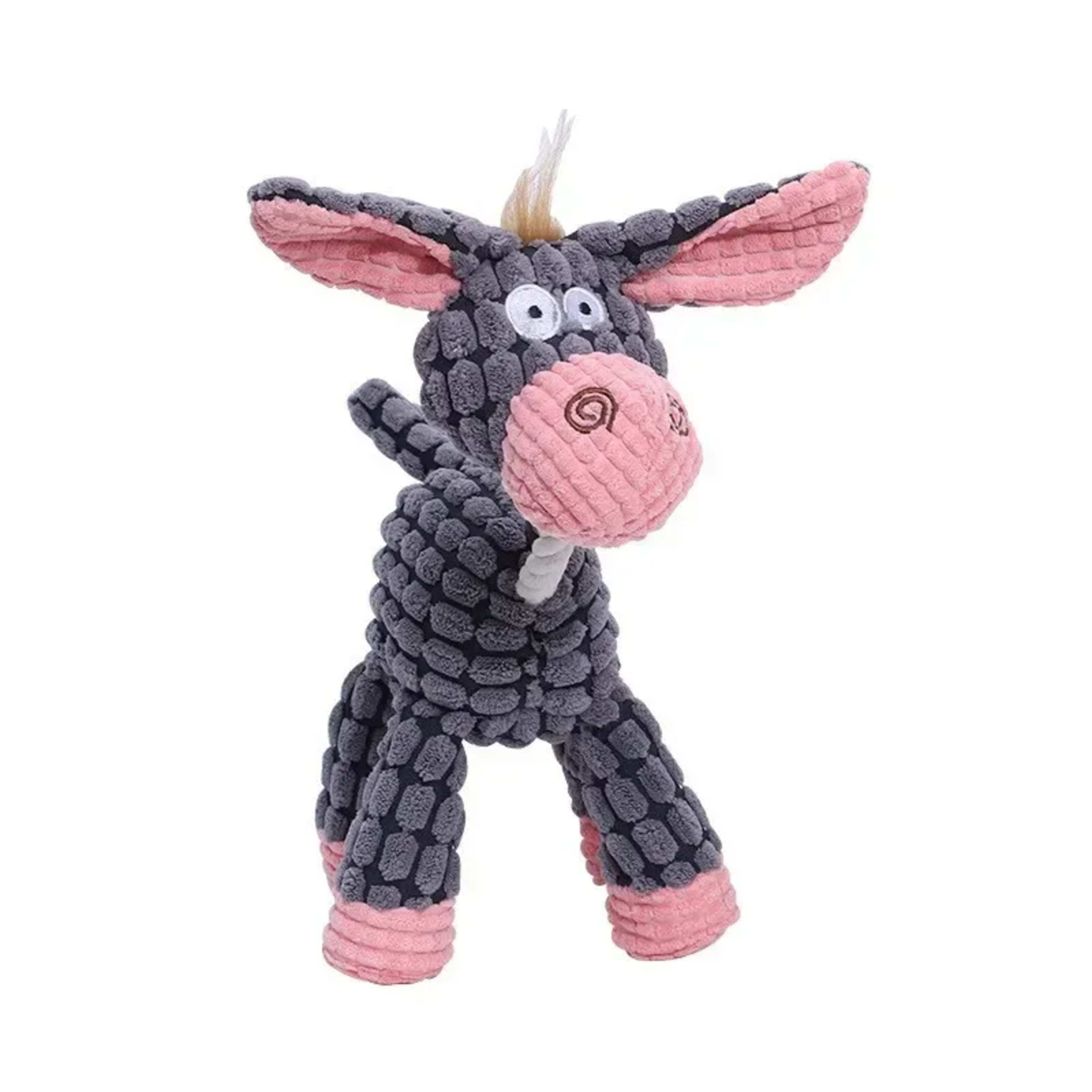 Plush Dog Toy Animals Shape Bite Resistant Squeaky Toys Corduroy Dog Toys for Small Large Dogs Puppy Pets Training Acces 14