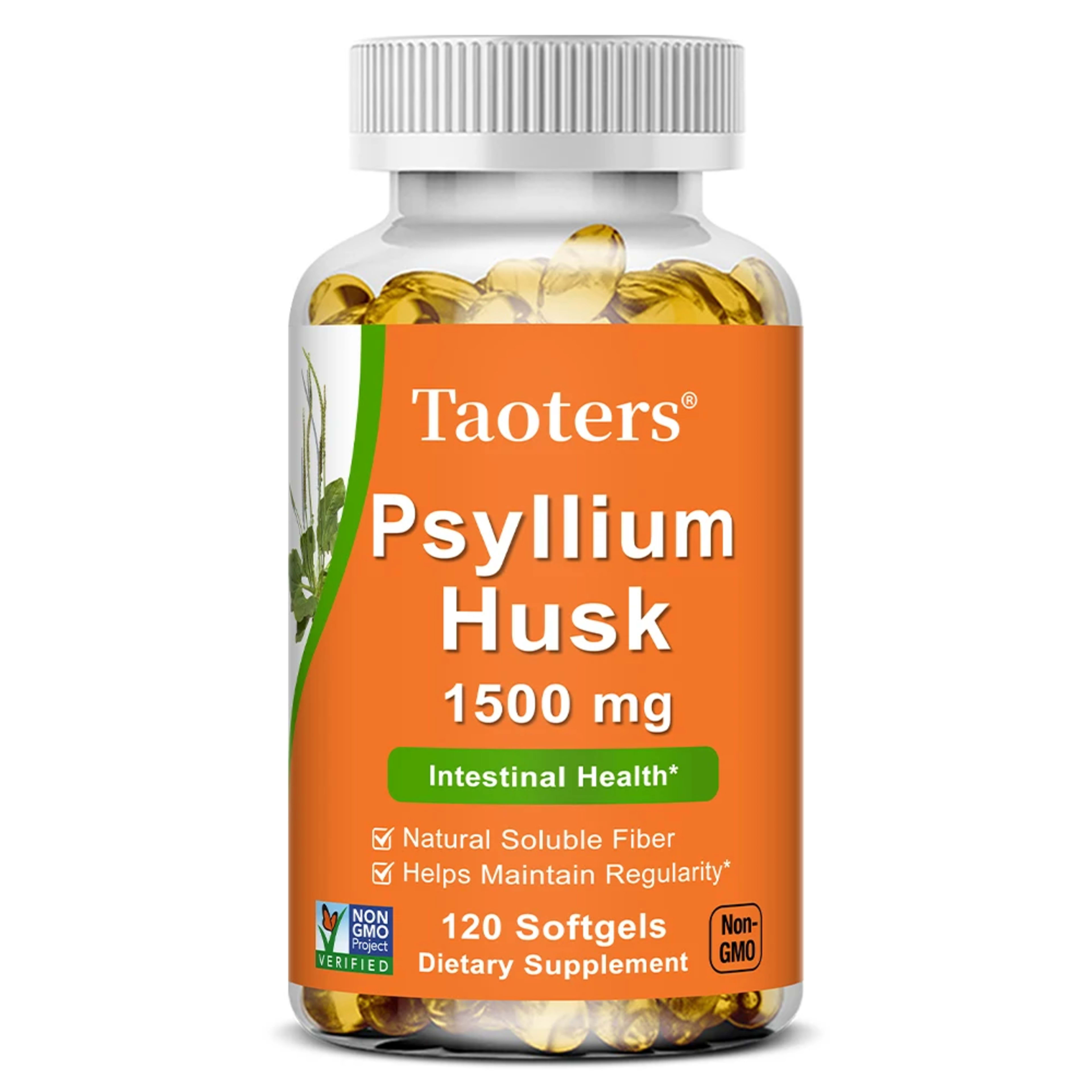 Psyllium Husk Supplement-Natural Soluble Fiber,Promotes Digestion,Supports Immunity,and Promotes Intestinal Health,120 C 9