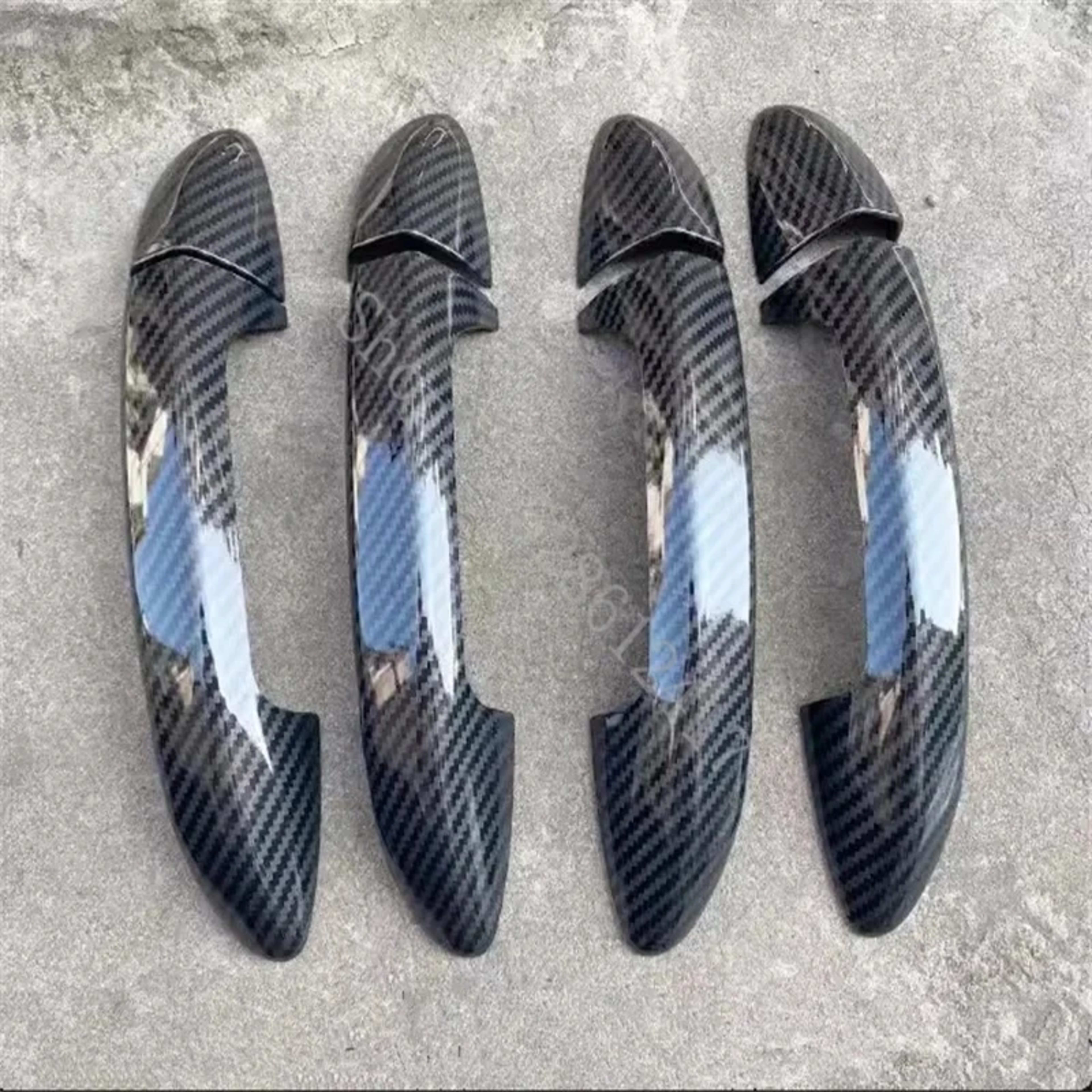 Car Accessories For VW Volkswagen Passat CC b6 b7 3c b7.5 7.5 sedan Varian ABS Chrome Carbon Fiber Car Door Handle Cover 6