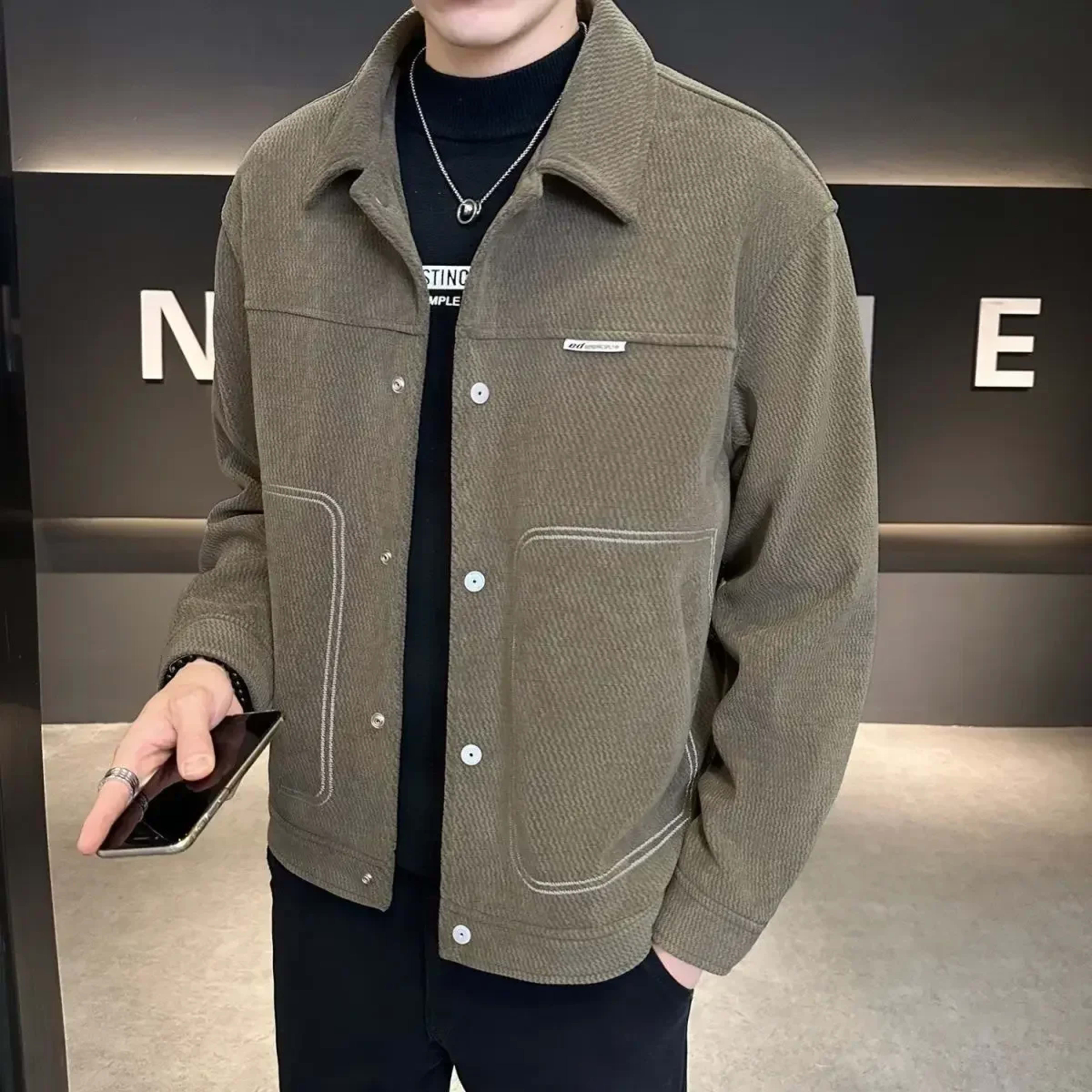 Jacket for Men High Quality Man Coat Stylish Spring Autumn Original Brands Cheap Sale Clothing Fashion 2025 Fast Delvery 5
