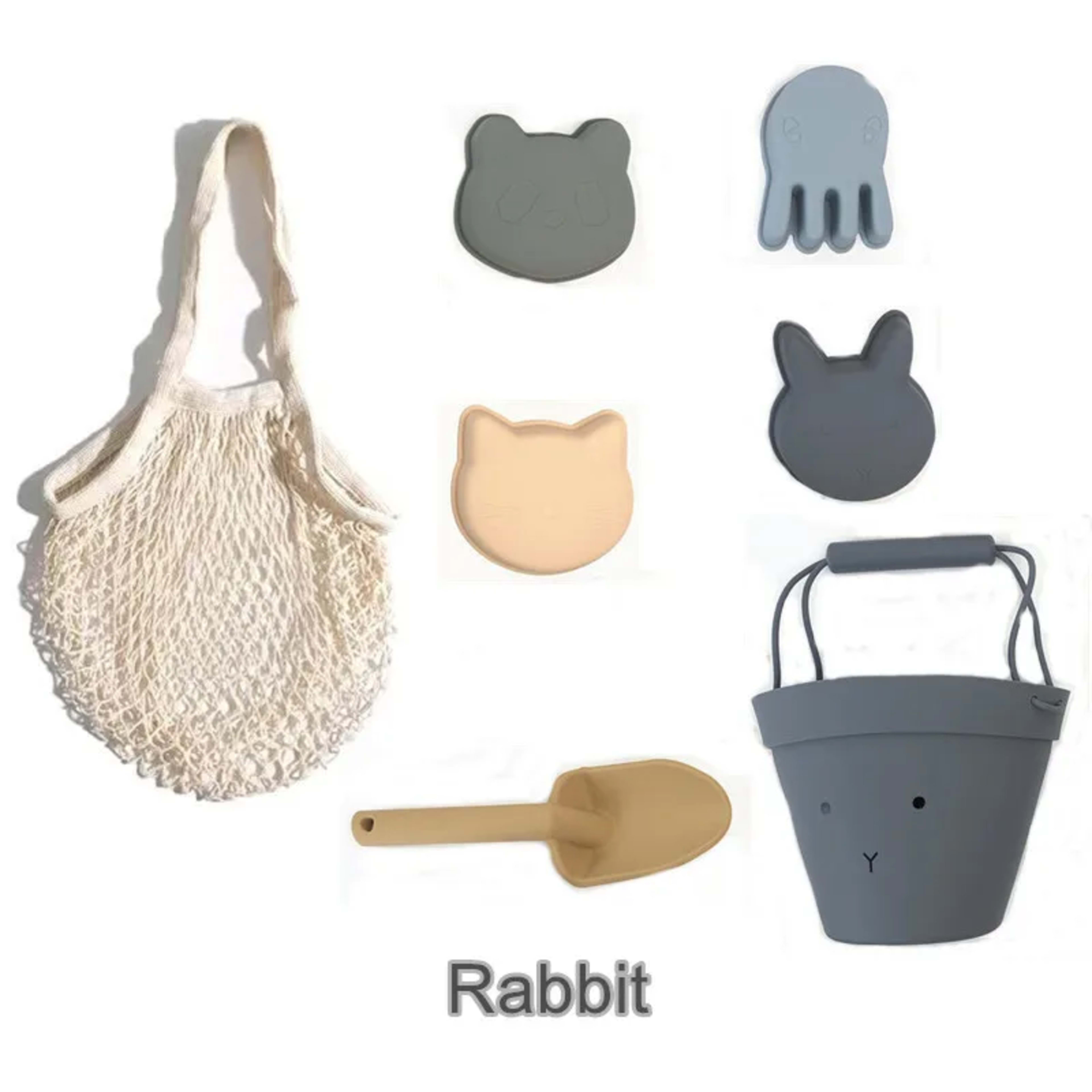 Kids Silicone Beach Toys for Kids Baby Sandbox Beach Toy Set with Bucket Shovel Other Accessories Water Game Play Outdoo 12