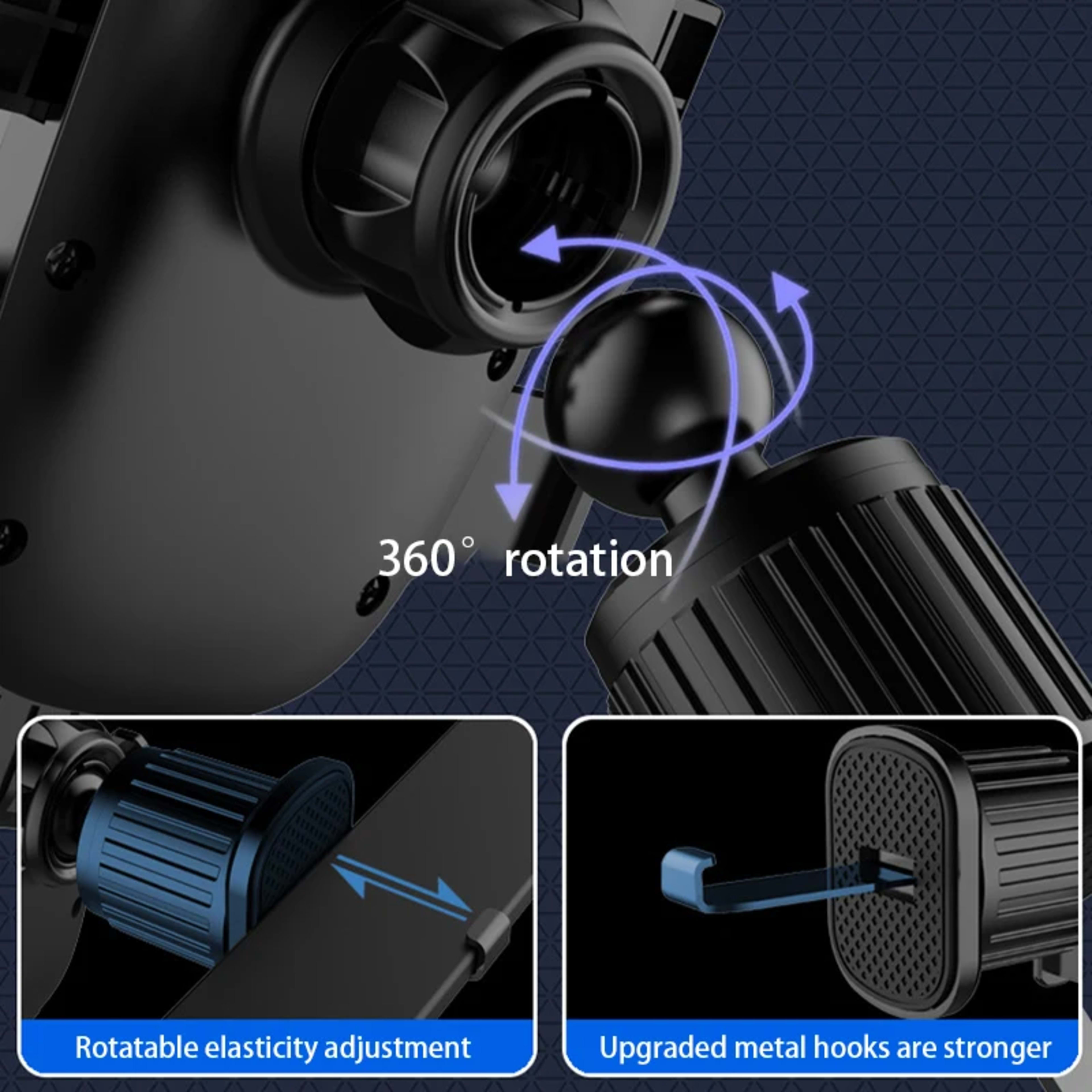 SEAMETAL Car Phone Holder Bracket Accessories Interior Air Outlet Vent Base Gadget Universal Auto Cellphone Support Acce 4