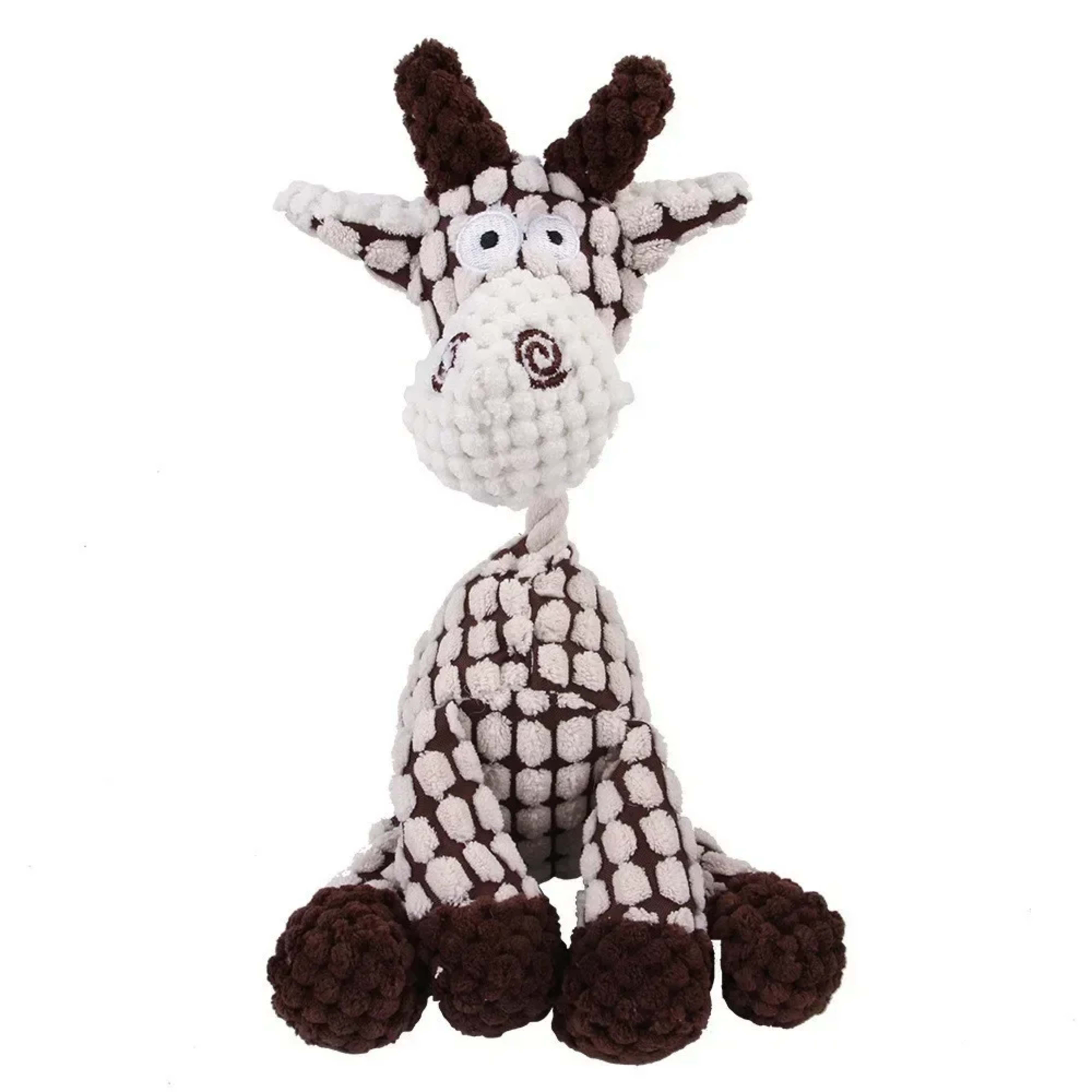 Plush Dog Toy Animals Shape Bite Resistant Squeaky Toys Corduroy Dog Toys for Small Large Dogs Puppy Pets Training Acces 18