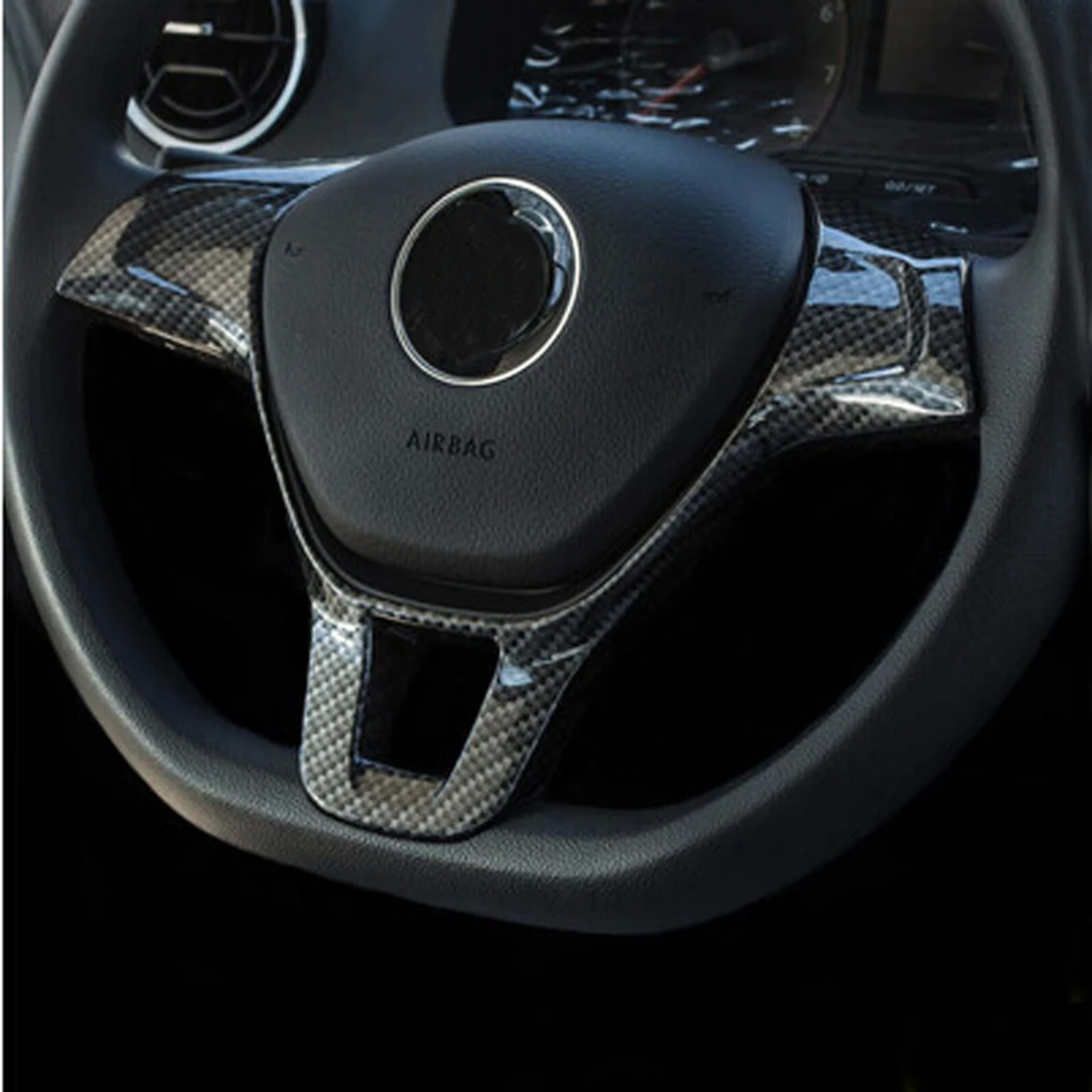 Car accessories Steering Wheel Trim For Volkswagen T-ROC C-TREK T-Cross TAYRON Phideon Teramont Atlas Arteon Fox MULTIVA 1