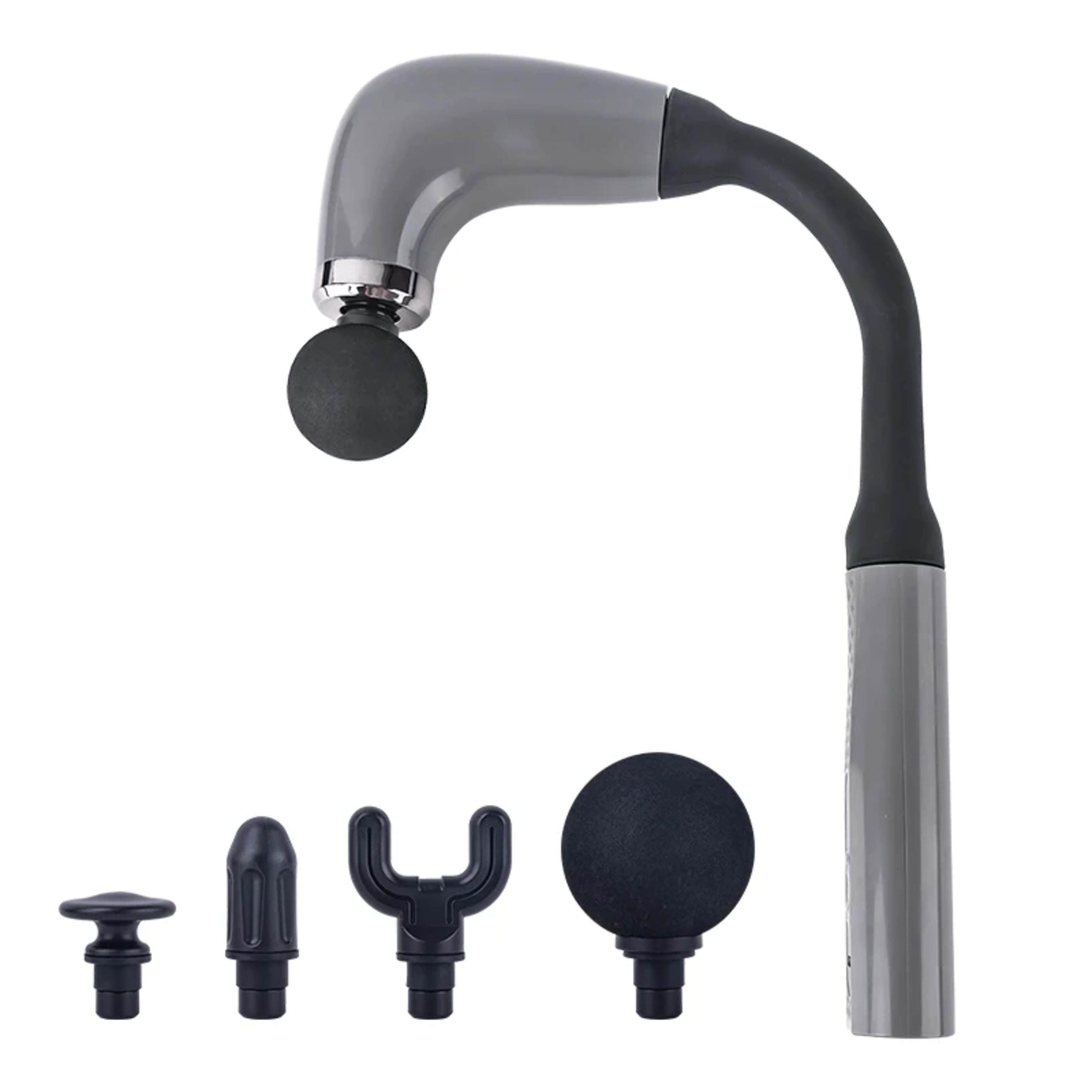 Expandable Handle Massage Gun 4 Specialized Heads For Different Muscle Groups Lightweight And Portable With Adjustable I 5