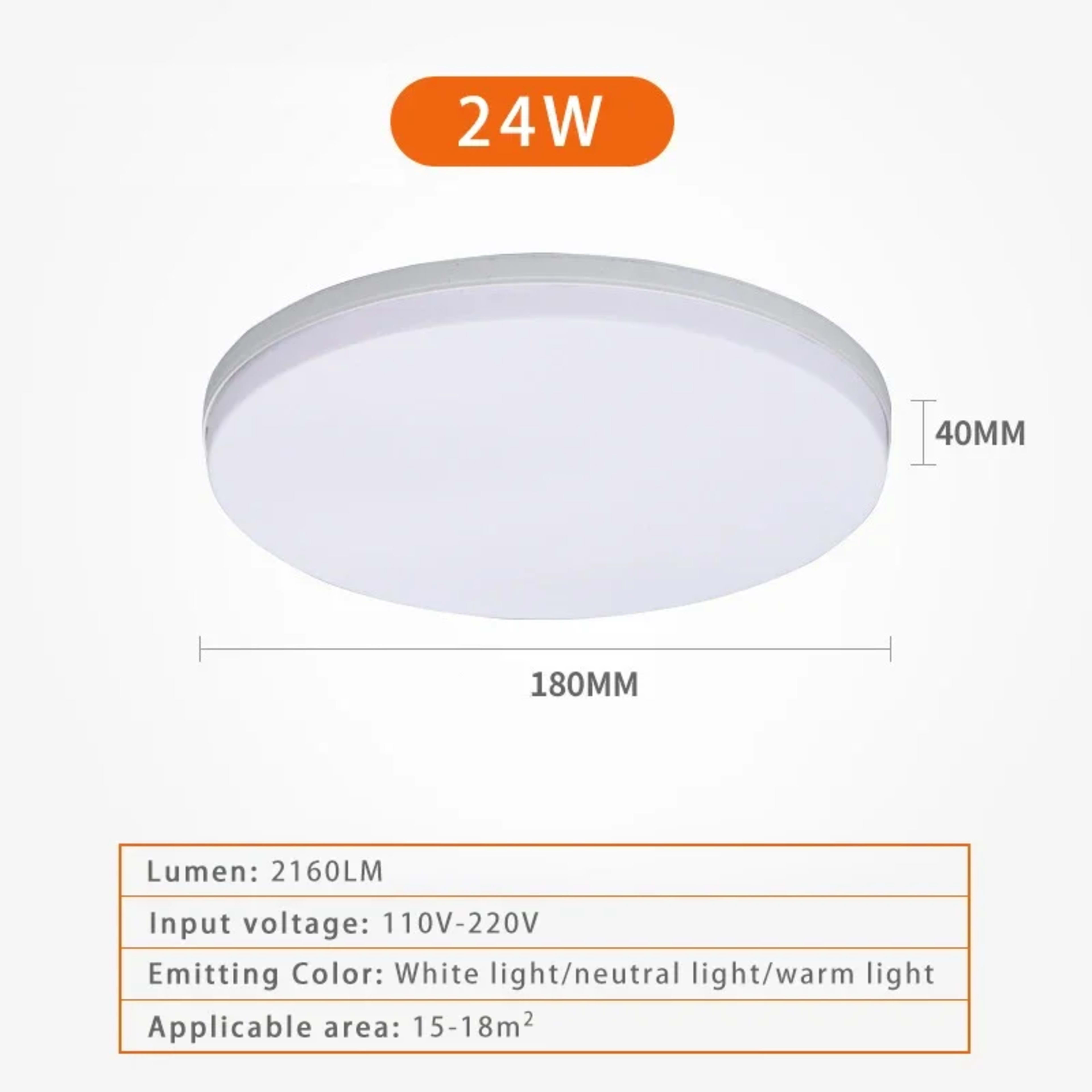 LED Ceiling Light Modern Circular Ultra-thin Light Fixture Bedroom Living Room 18W 24W 36W 48W Indoor Home Decoration Li 8