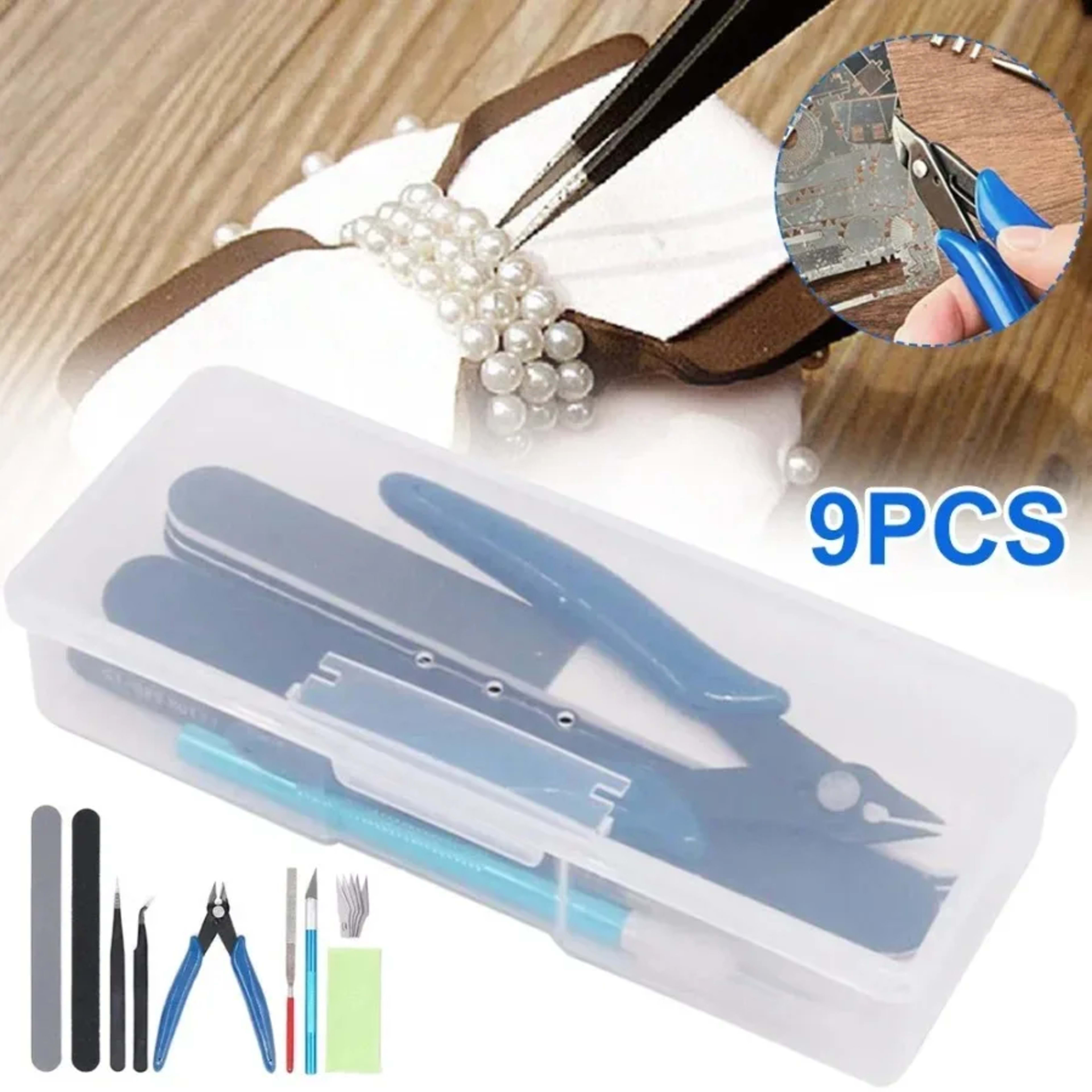 Model Basic Tools  Craft DIY Model Car Hobby Building Repairing Assembly Tool Beginner Handmade Scissors Tweezers 2