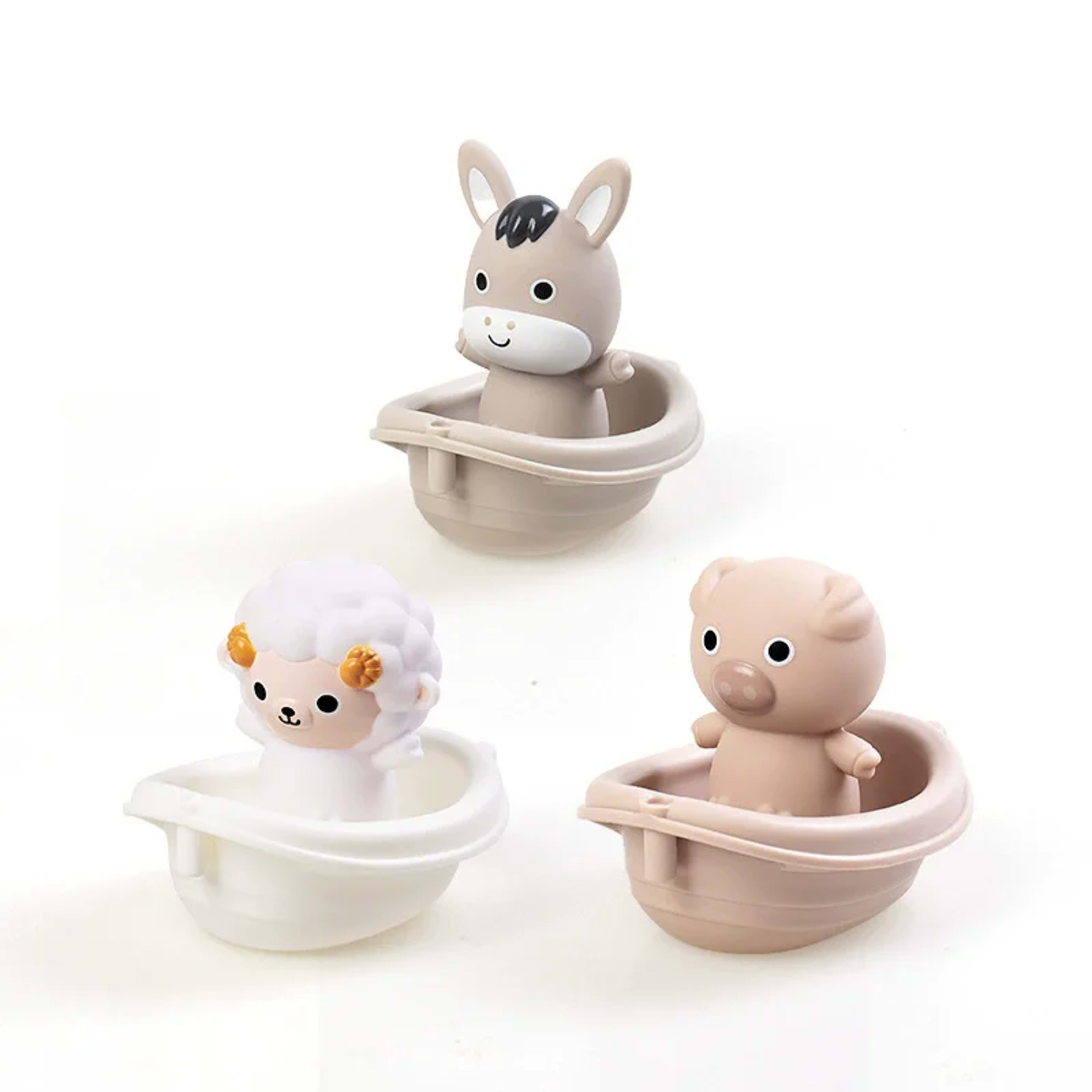 Baby Bath Toys Kids' Inertial Sliding Animal Car Soft Squishy Finger Toys Summer Play Water Toy for Children Kid 2 3 4 5 15