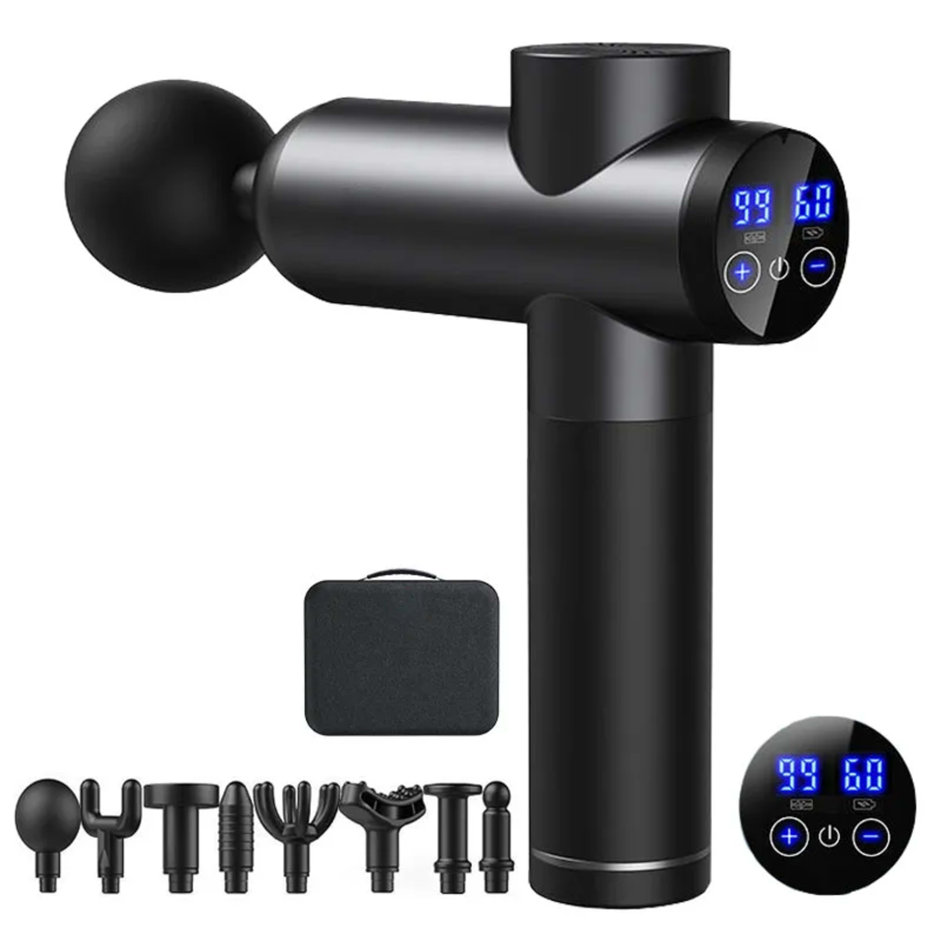 High Frequency Massage Gun Electric Massager Muscle Relaxation With 8 Heads For Body Fitness Fascia Gun 1