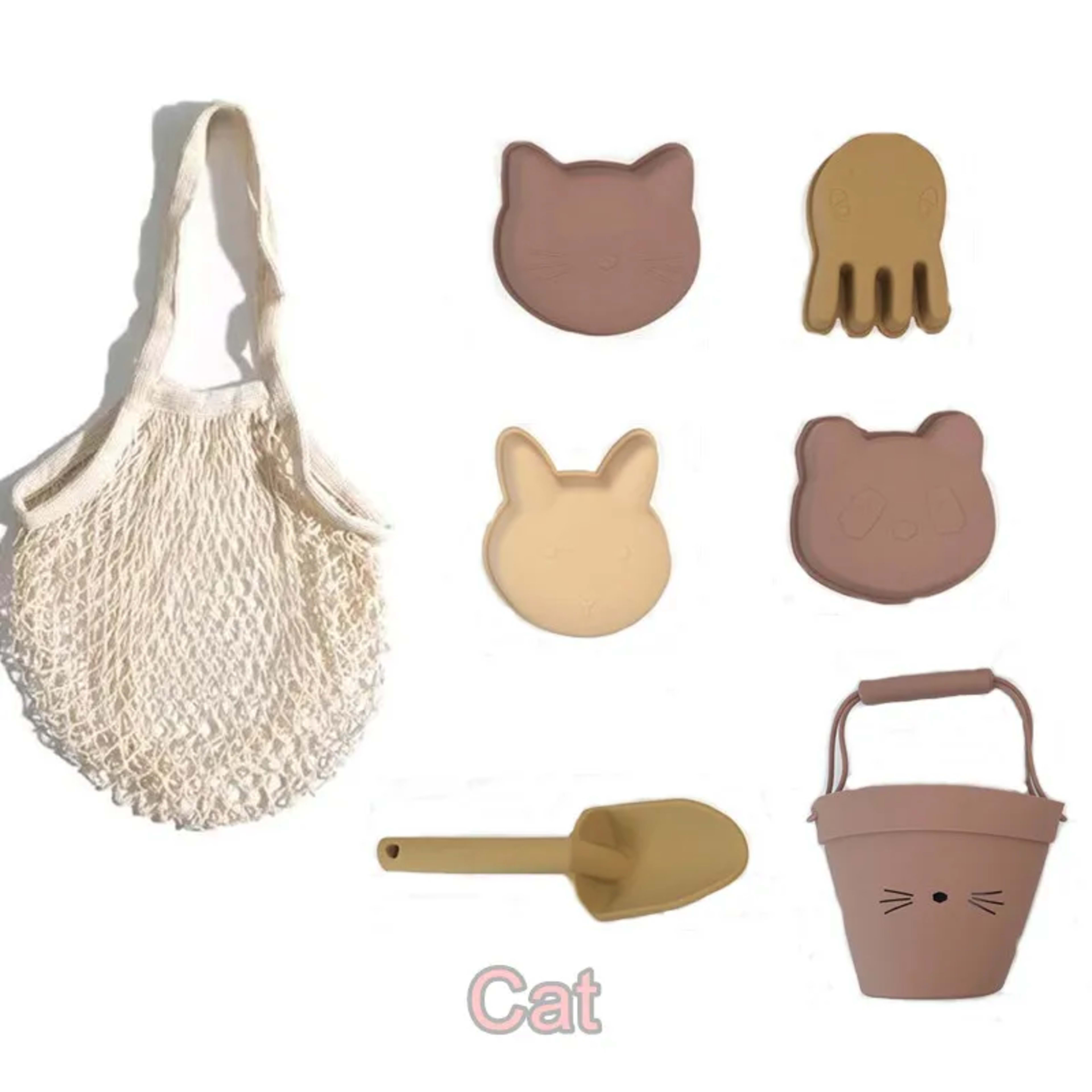 Kids Silicone Beach Toys for Kids Baby Sandbox Beach Toy Set with Bucket Shovel Other Accessories Water Game Play Outdoo 10