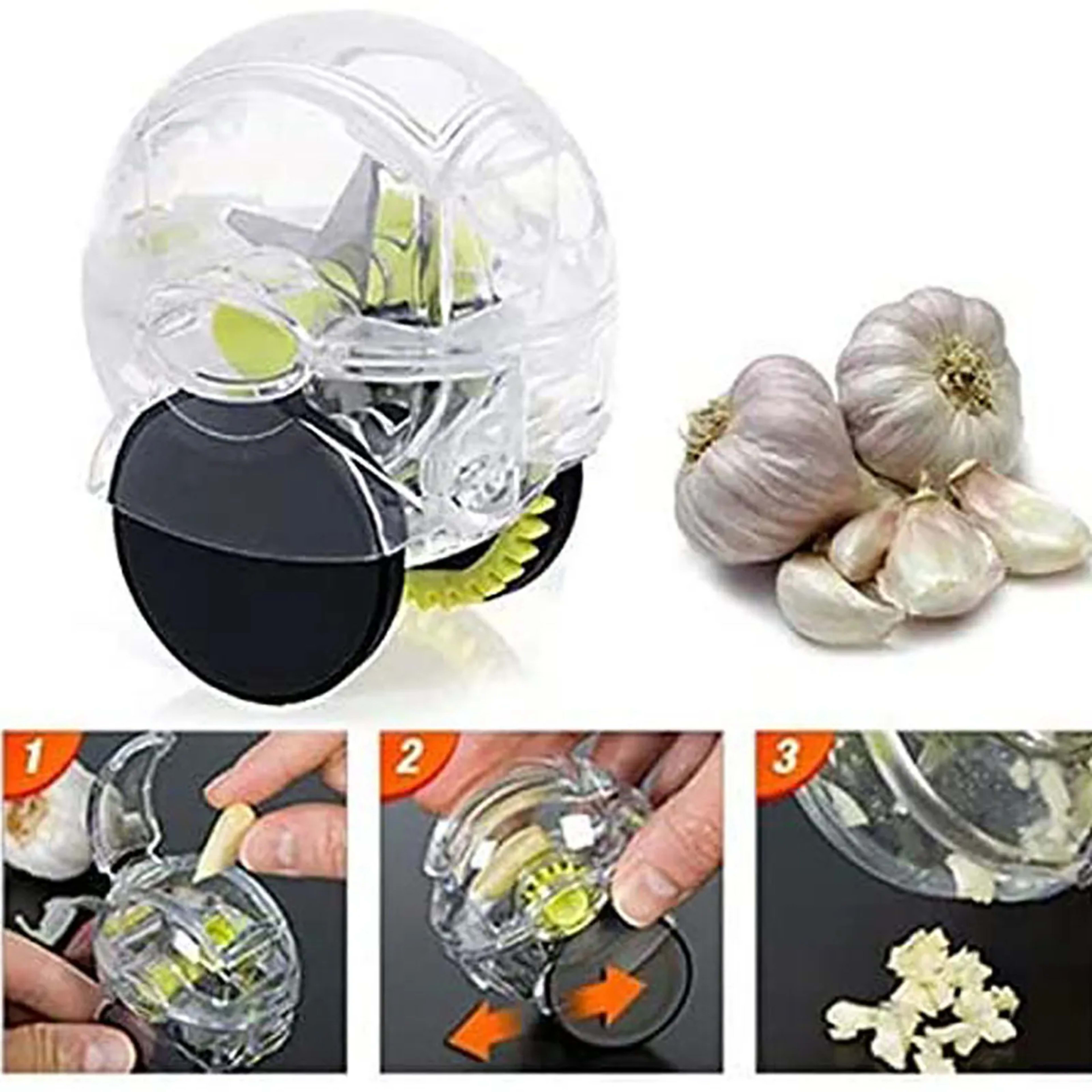 Kitchen Convenient Multi-function Small Tools Roller Garlic Chopper Manual Quick Ginger Masher Kitchen Practical Gadgets 2