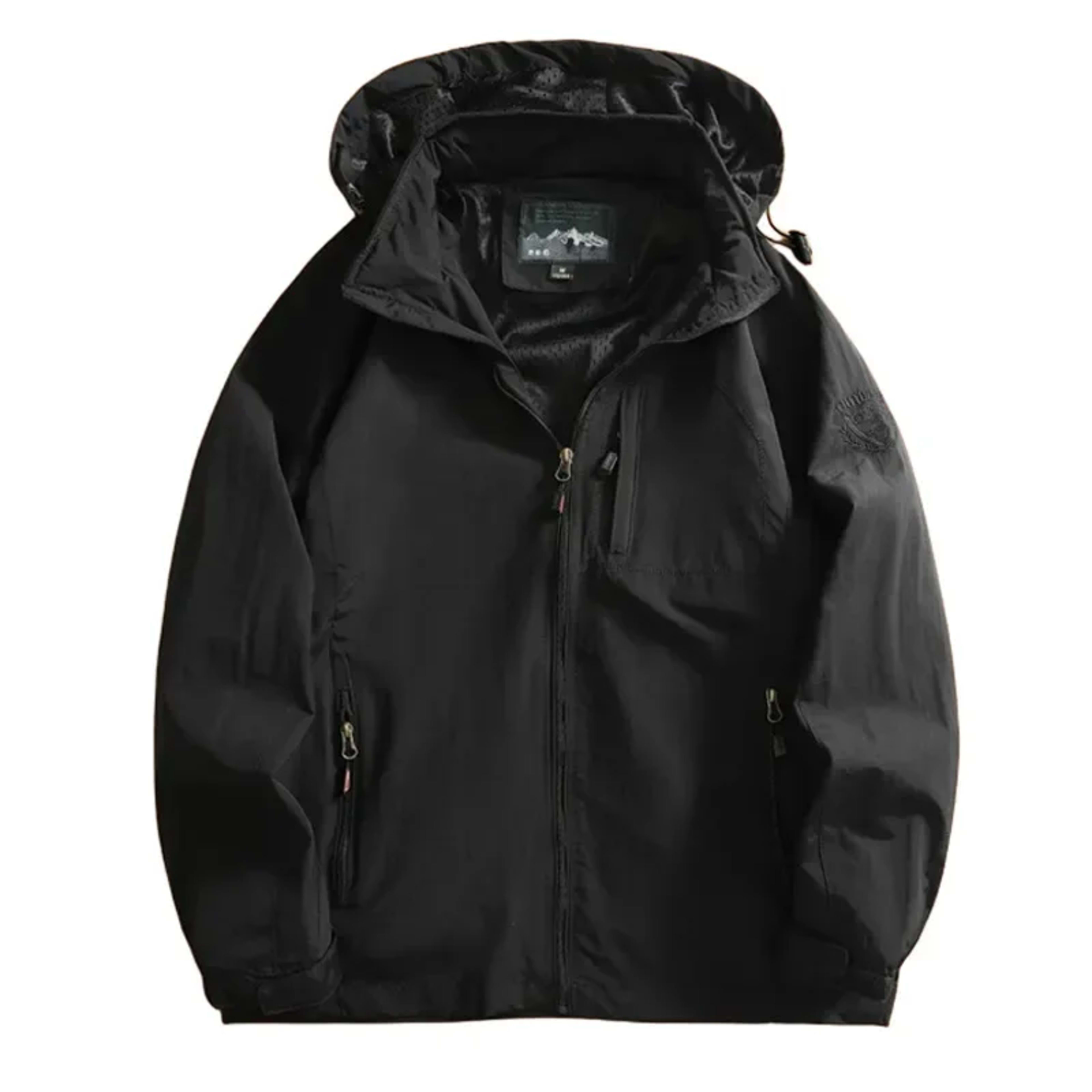 Men's Jacket Spring and Autumn Three Proof Fashion Casual Loose Hooded Professional Outdoor Windproof Windbreaker Coat 8