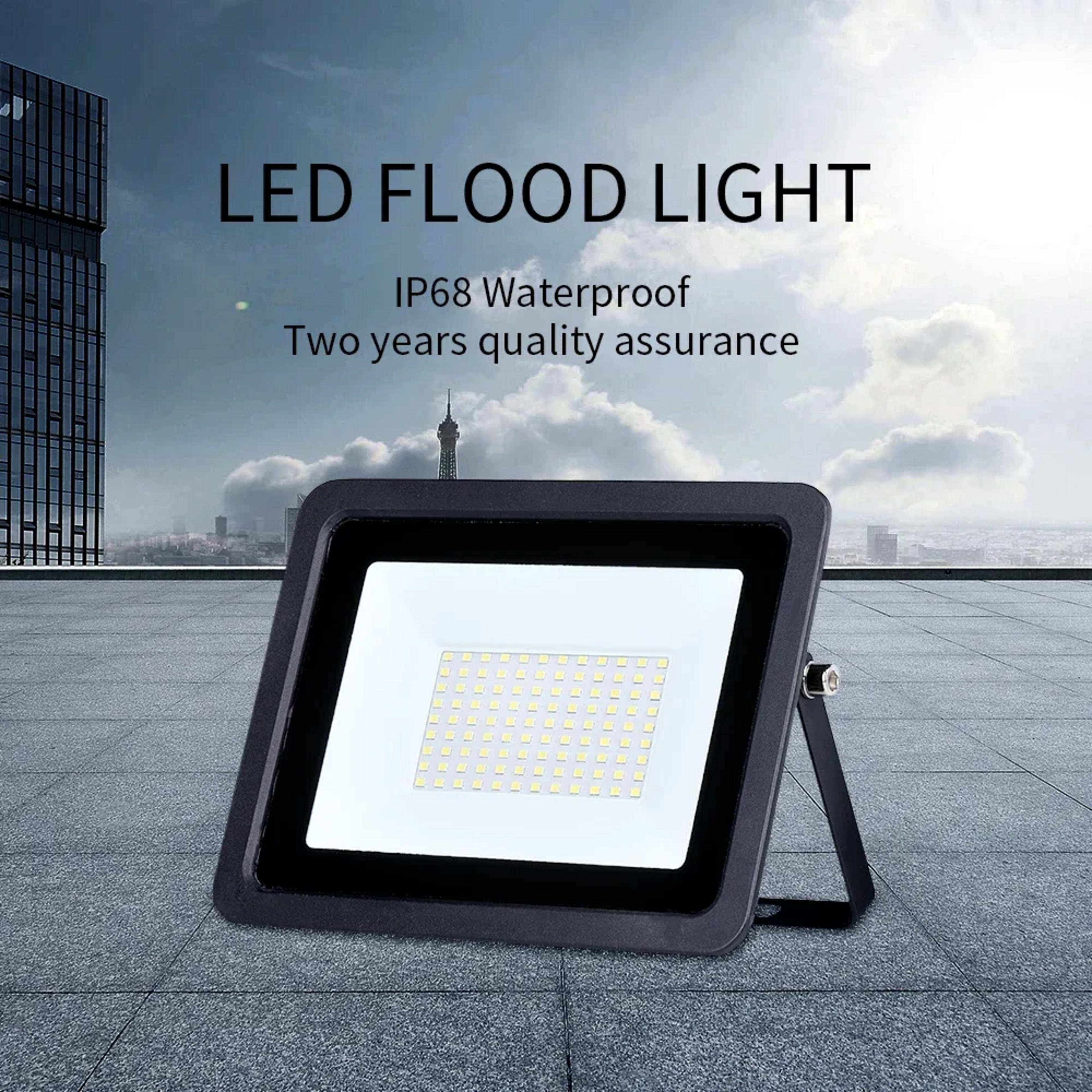 LED Flood Light 10W 20W 30W 50W 100W 220V IP68 Waterproof Outdoor Spotlight Garden Street Lamp Projector Lamp Wall LED R