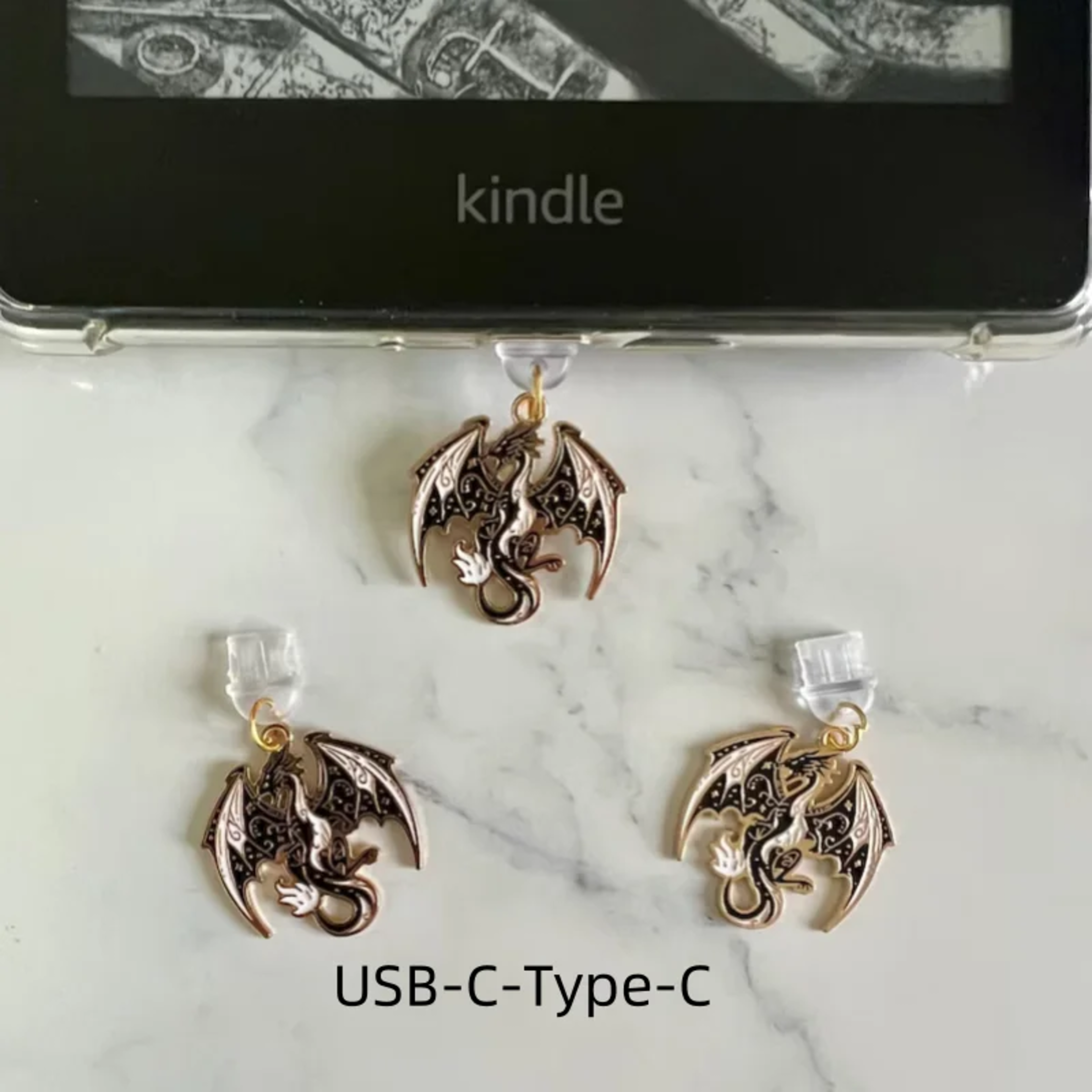 Phone Accessories  Phone Dust Plug Kindle Phone  Charm Celestial Dragon / Kindle Accessories /E-Reader Accessories 7